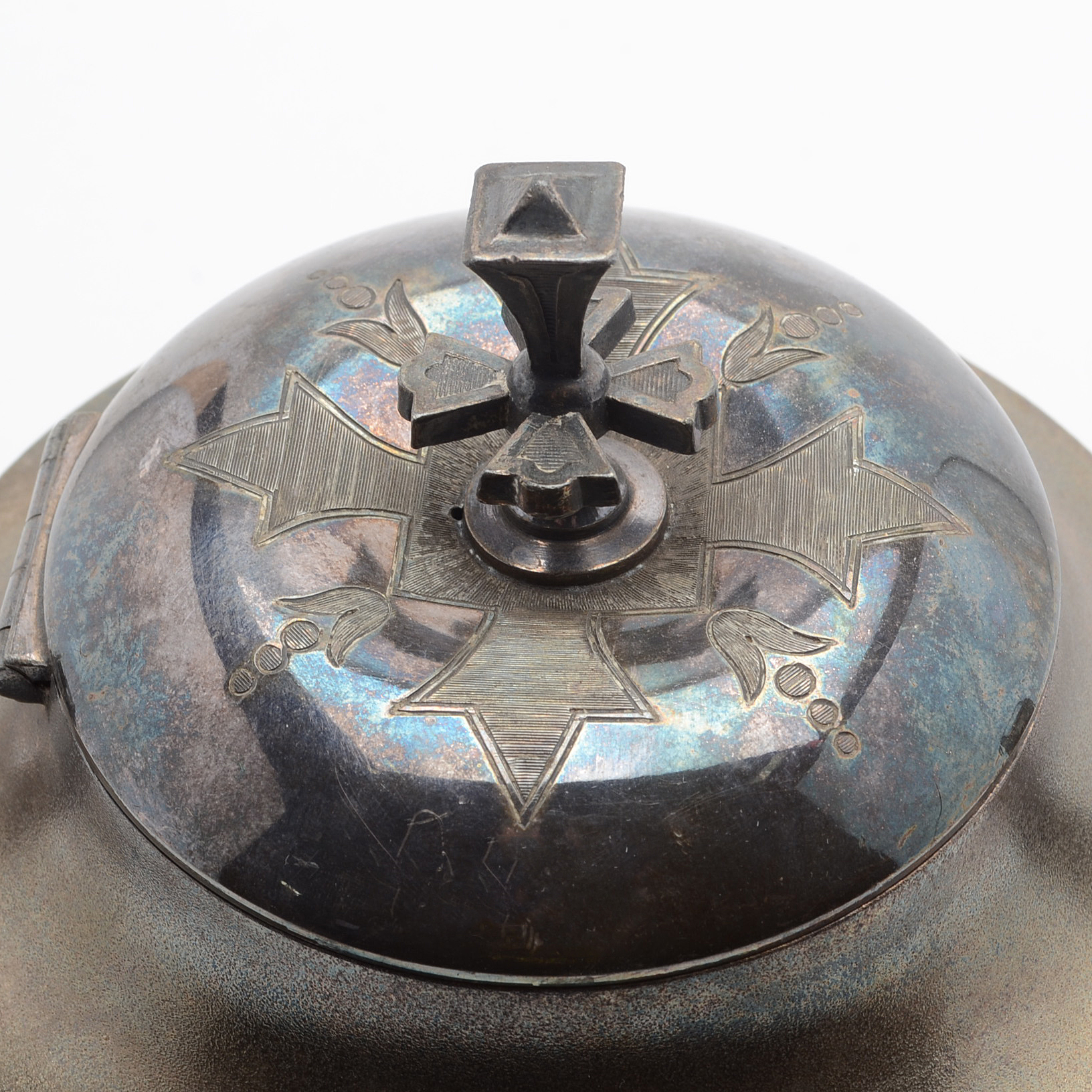 Rogers Smith & Co. Victorian Silver Plate Footed Coffee Server