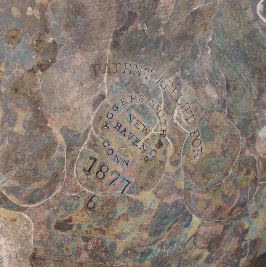 Rogers Smith & Co. Victorian Silver Plate Footed Coffee Server