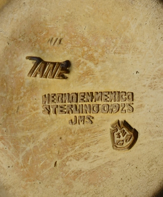 Circa 1960 Tane Orfebres Sterling Silver and Gold Wash Cup