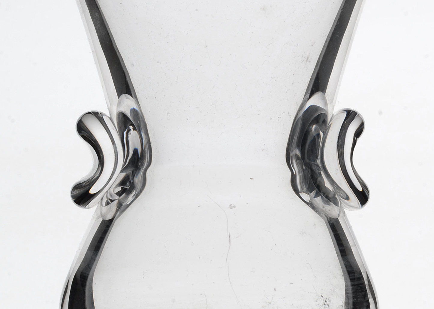 Steuben Crystal Flared Thumbprint Vase