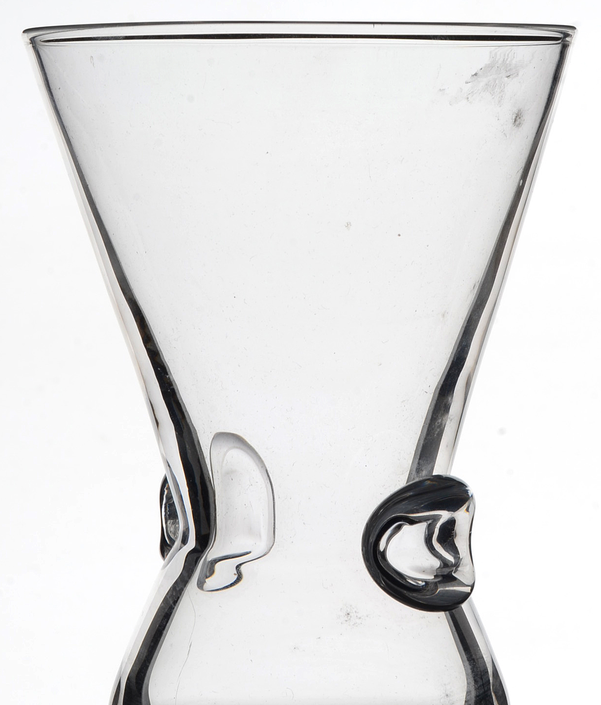 Steuben Crystal Flared Thumbprint Vase