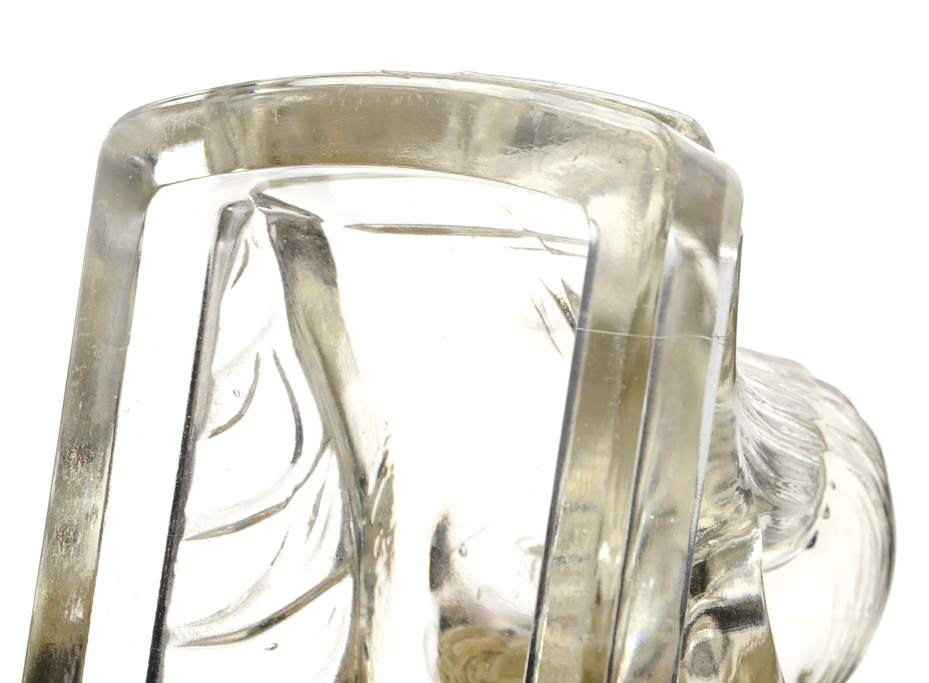 Vintage Glass Horse Bookends from L.E. Smith American Glass Co., Circa 1940