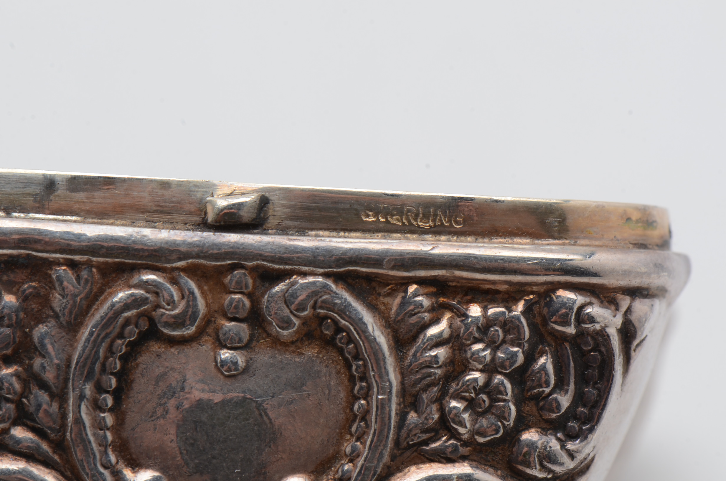 Sterling Silver Heart Locket Box Pendant