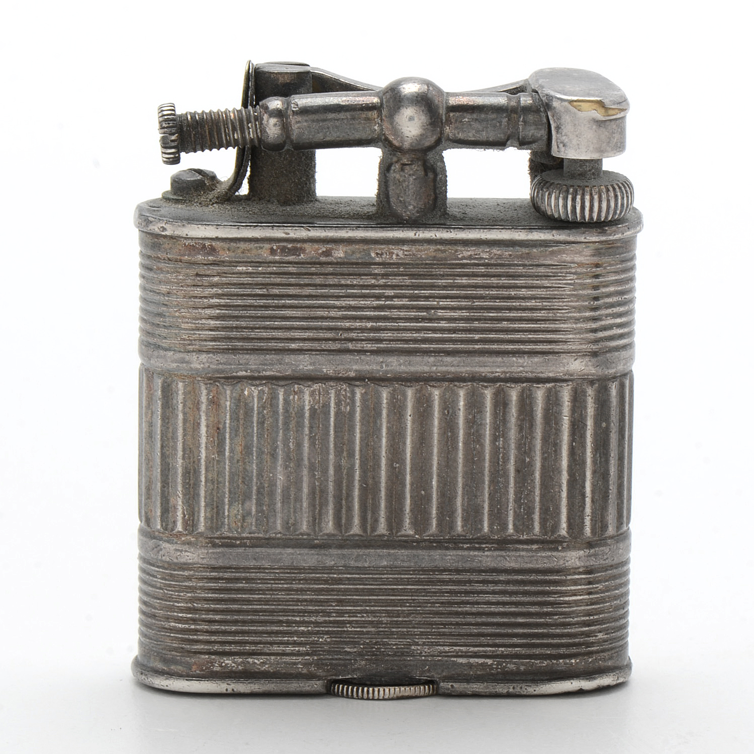 Vintage Sterling Silver Dunhill Lighter and Match Strike