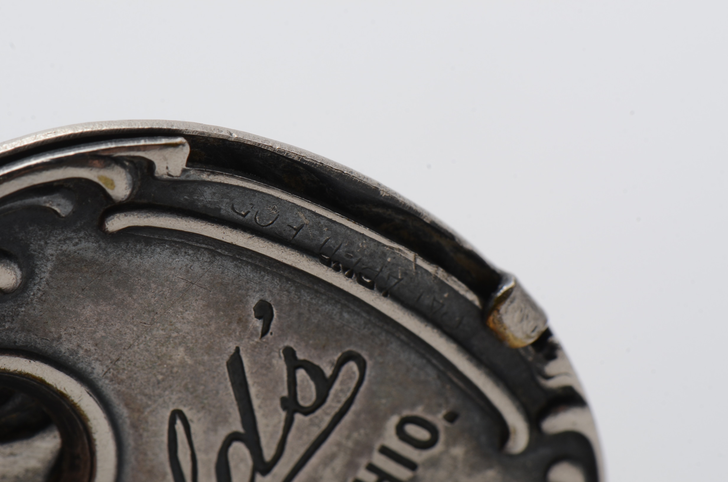 Vintage Sterling Silver Dunhill Lighter and Match Strike