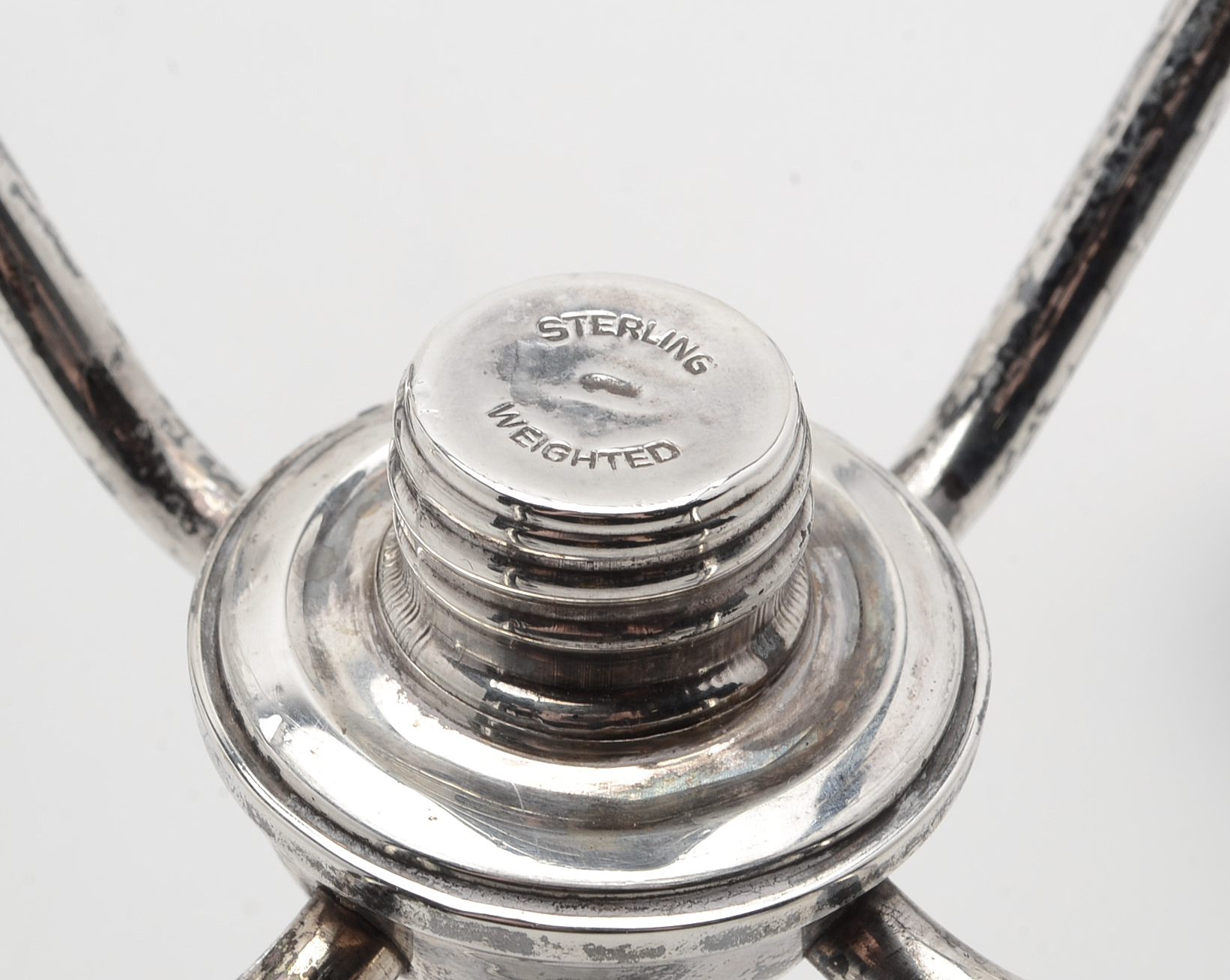 Vintage Duchin Weighted Sterling Silver Five Light Candelabra