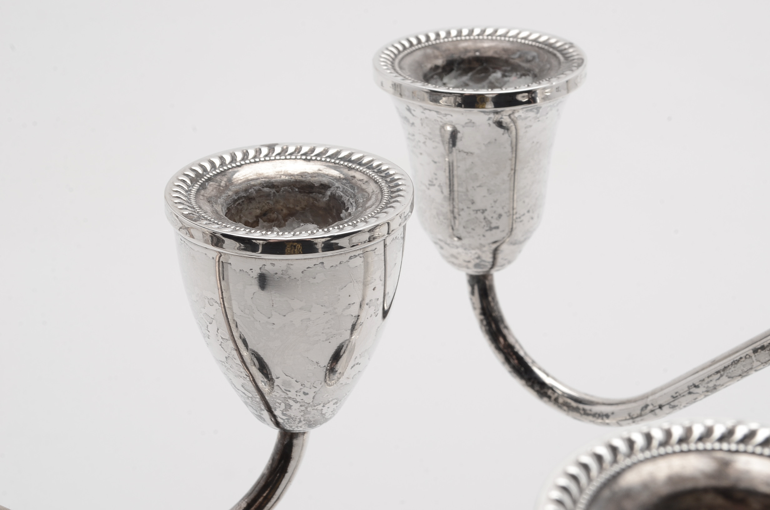 Vintage Duchin Weighted Sterling Silver Five Light Candelabra