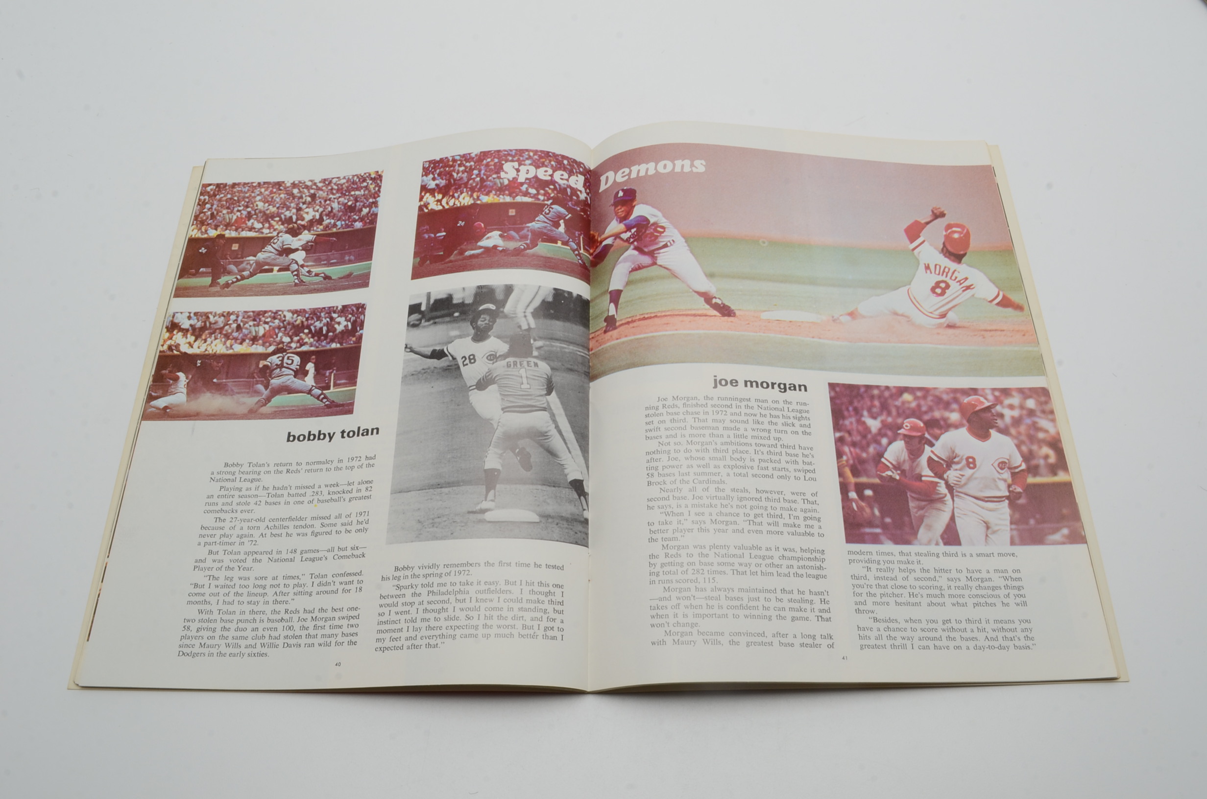 Three Vintage Cincinnati Reds Yearbook Magazines