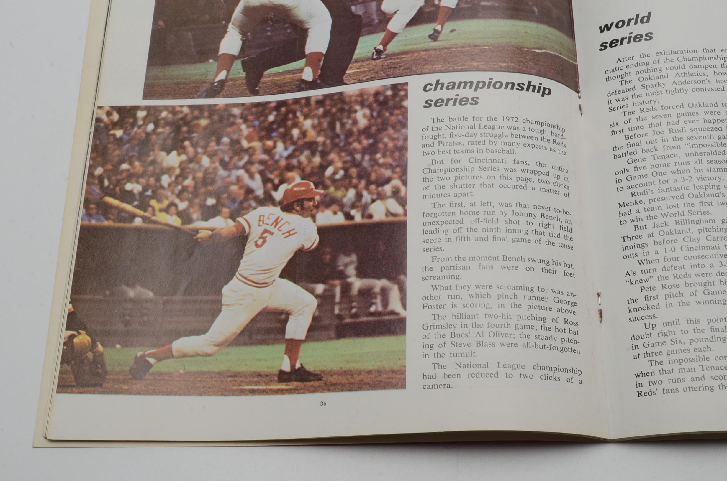 Three Vintage Cincinnati Reds Yearbook Magazines