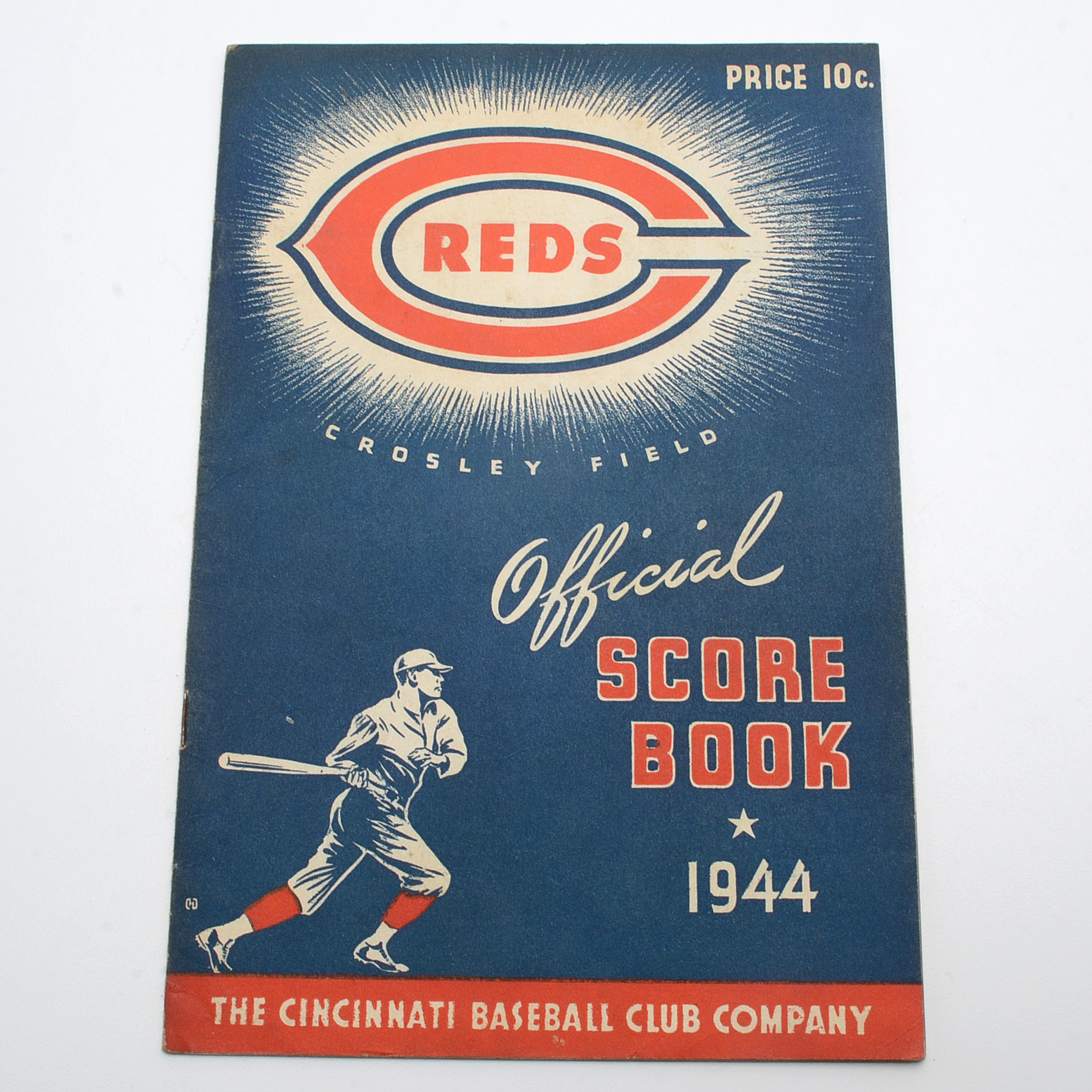 Collection of Four Cincinnati Reds Score Cards, 1939, 1942, 1943 and 1949