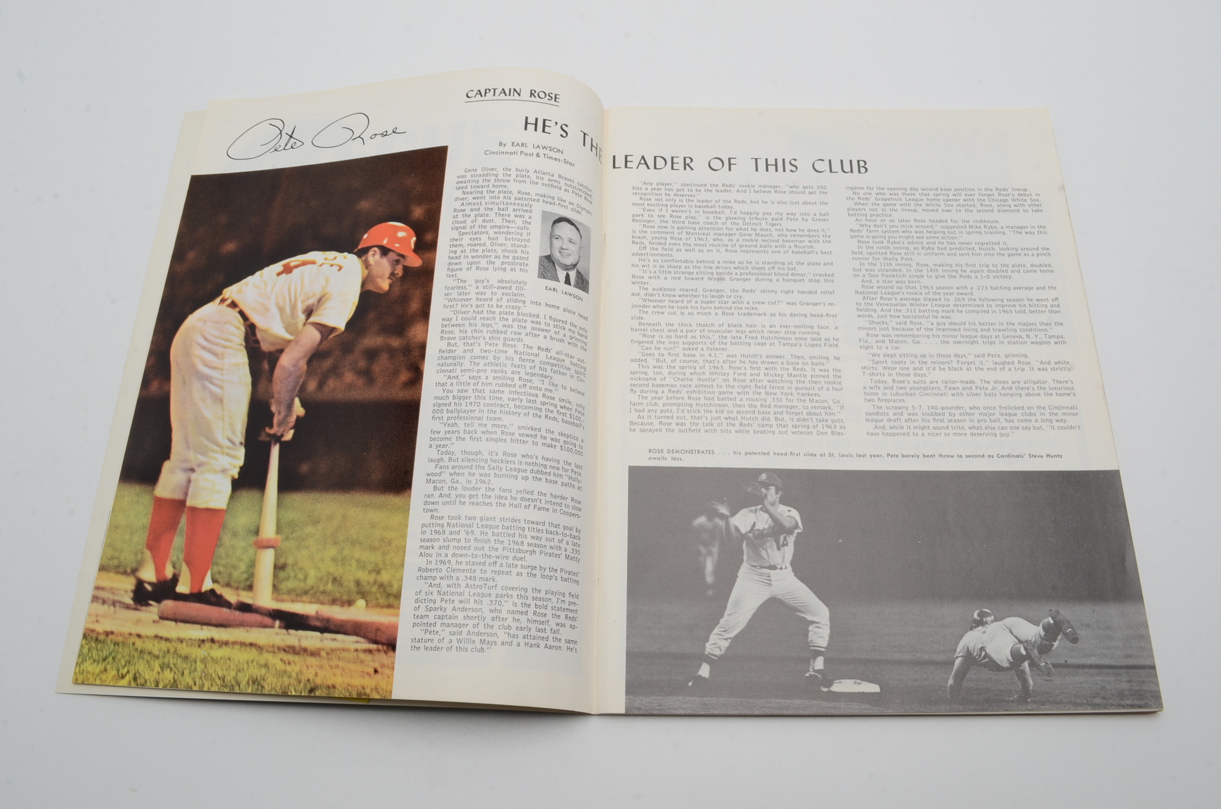 Three Vintage Cincinnati Reds Yearbook Magazines