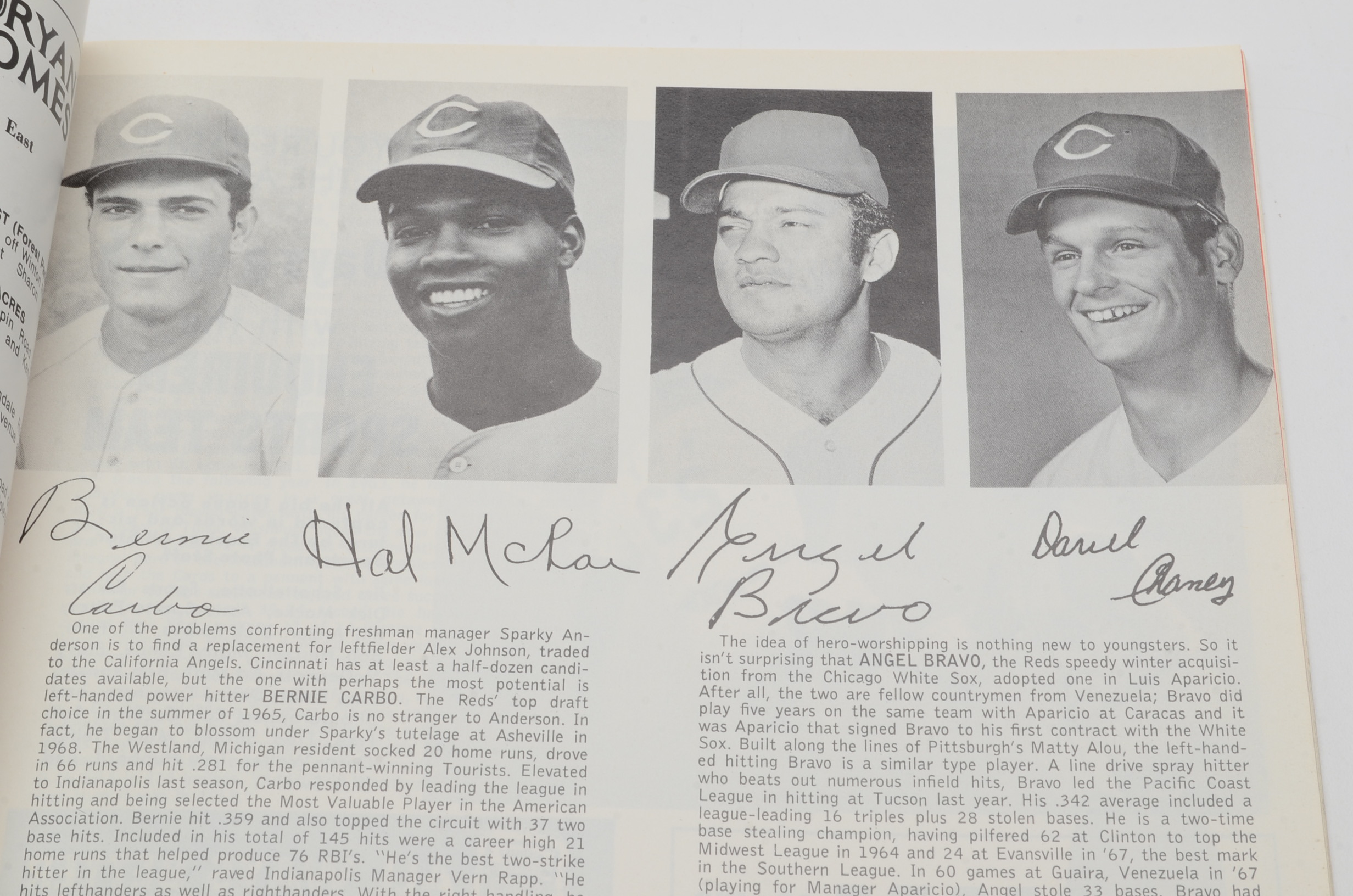 Three Vintage Cincinnati Reds Yearbook Magazines