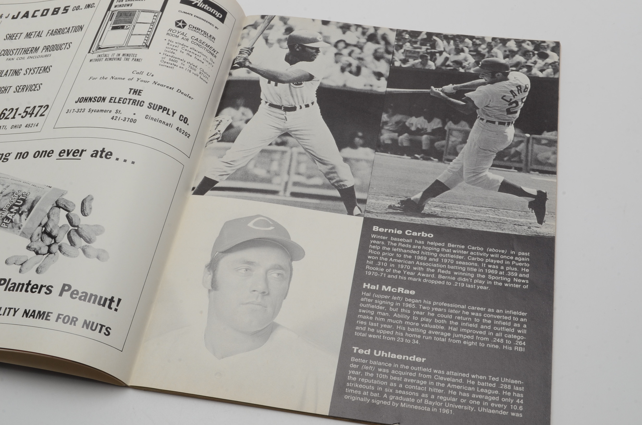 Three Vintage Cincinnati Reds Yearbook Magazines
