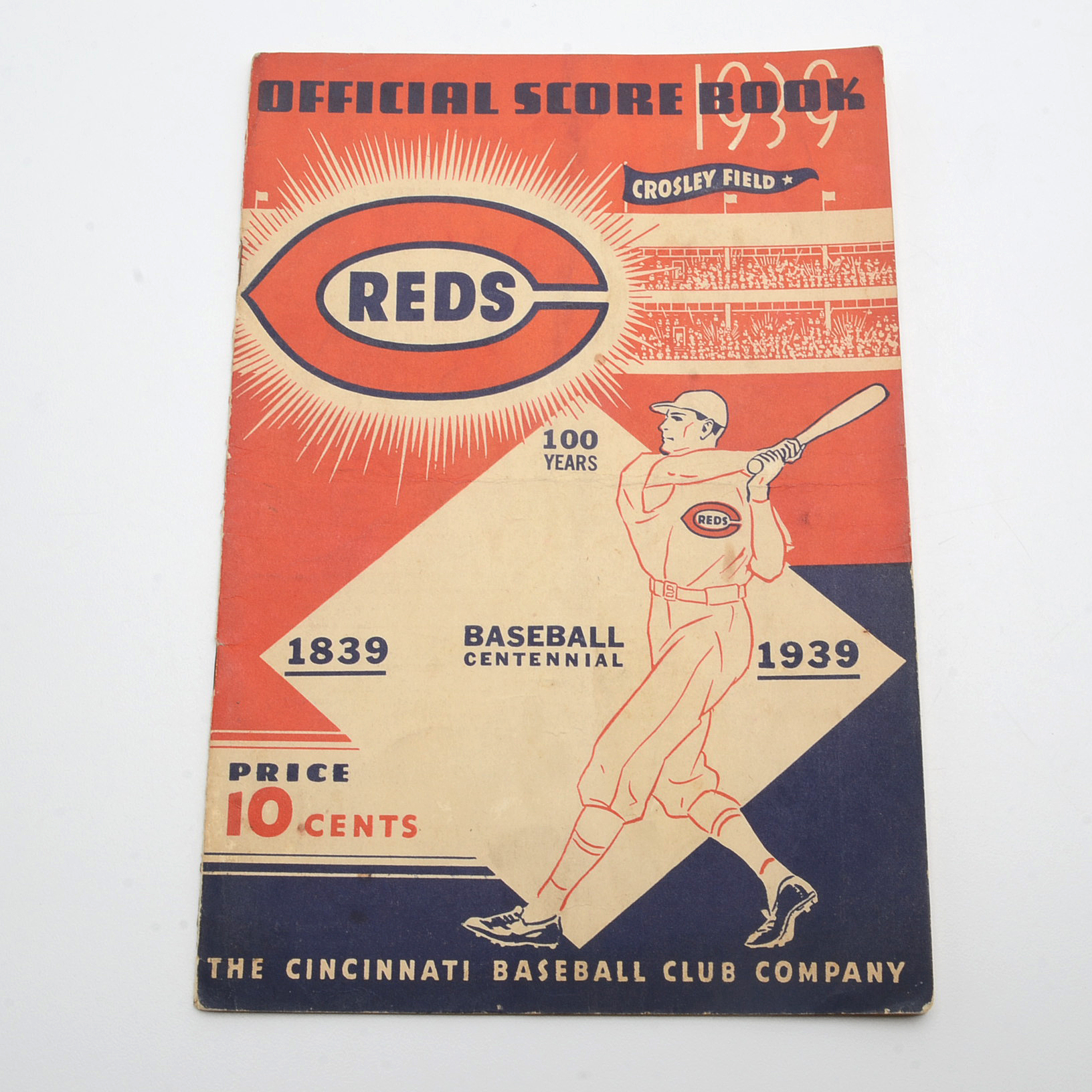 Collection of Four Cincinnati Reds Score Cards, 1939, 1942, 1943 and 1949