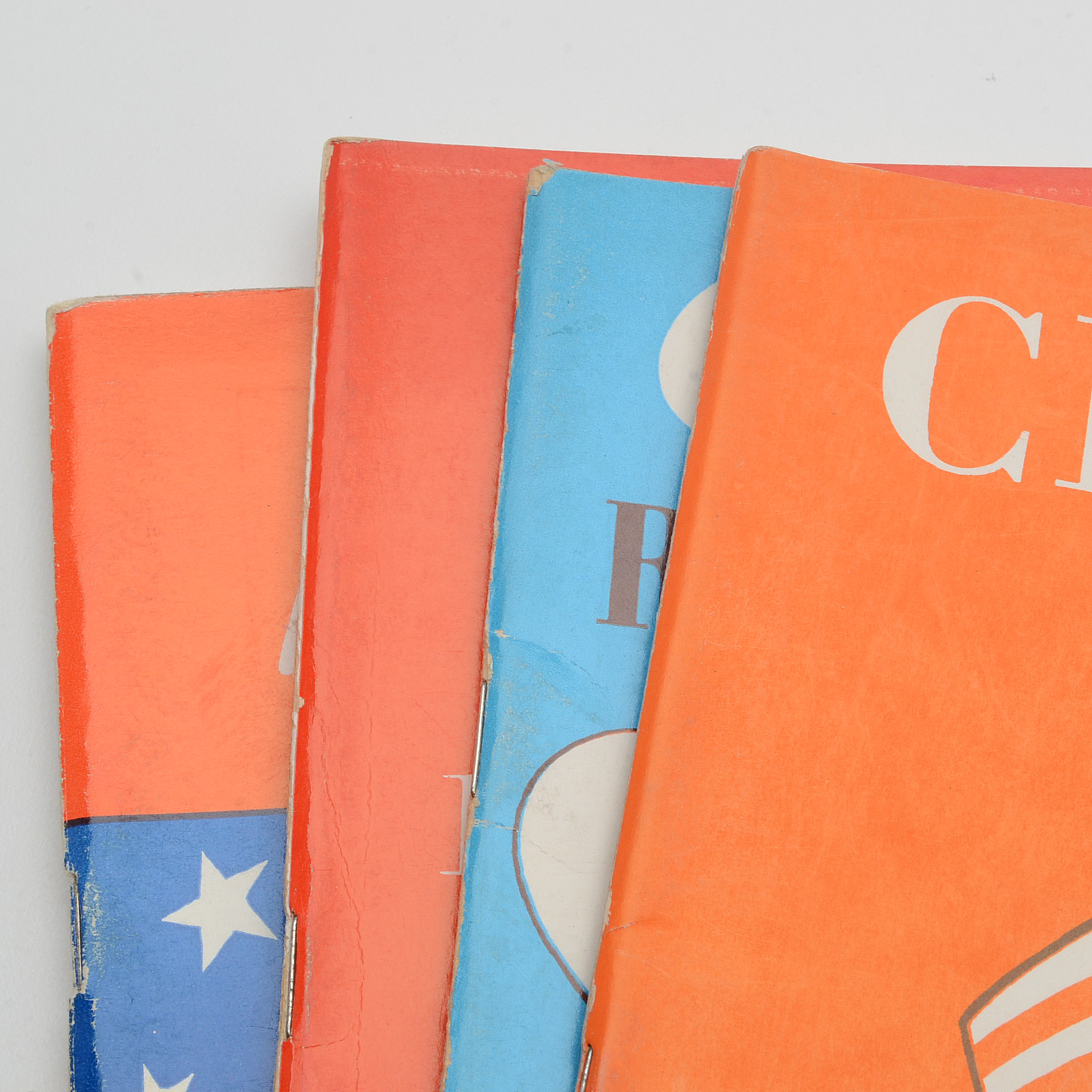 Cincinnati Redlegs Baseball Yearbooks for the Consecutive Years 1955-1958