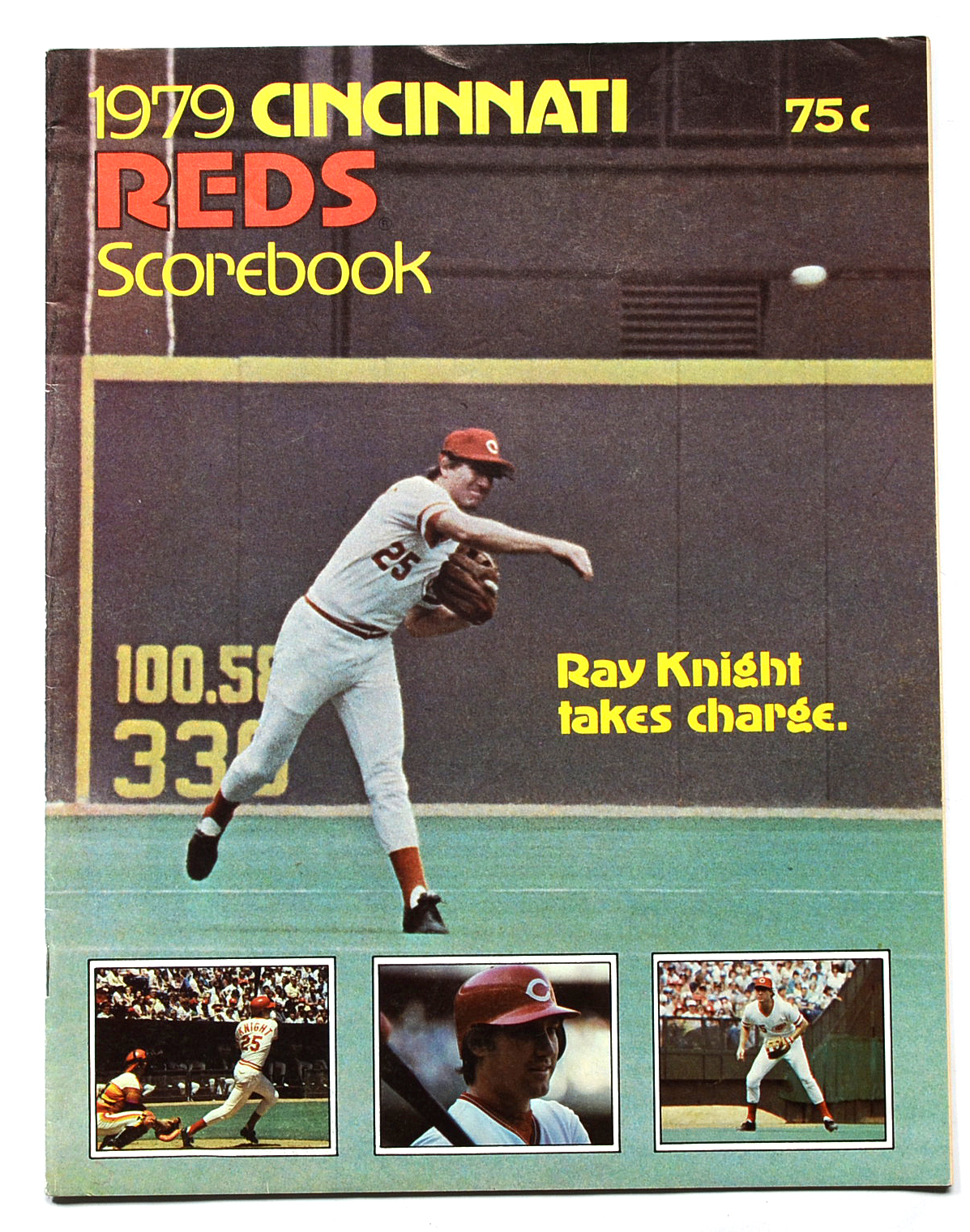 Three Vintage Reds Scorebooks