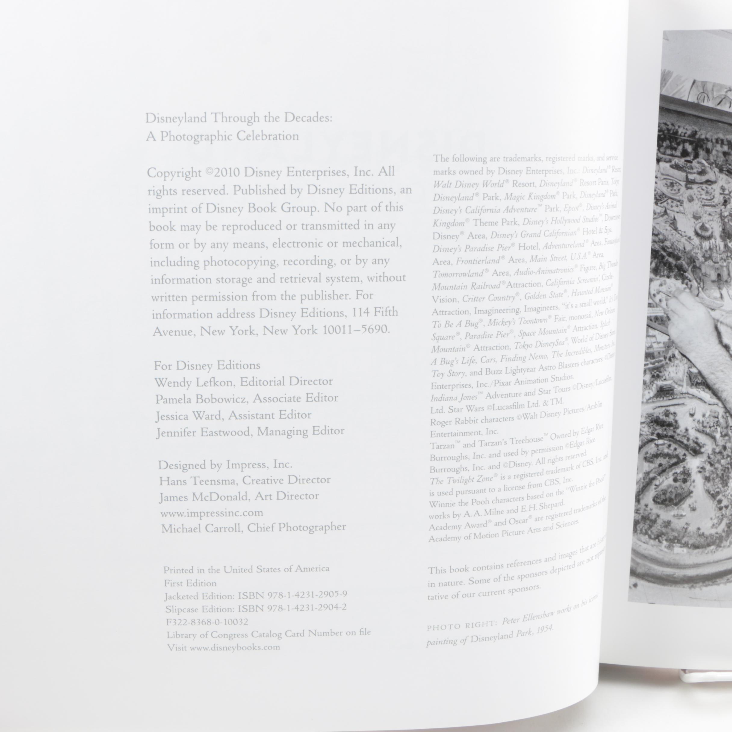 Disneyland Photo Books