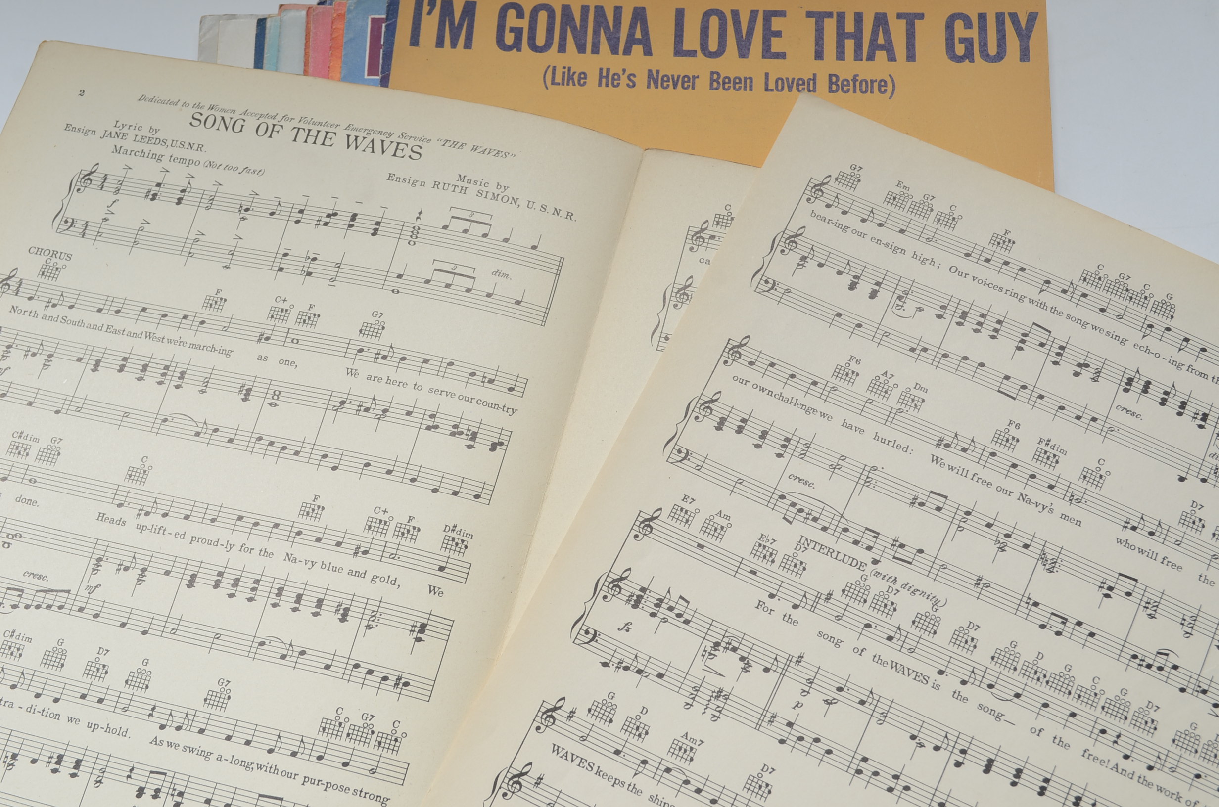 "God Bless America," Other Patriotic Vintage Sheet Music