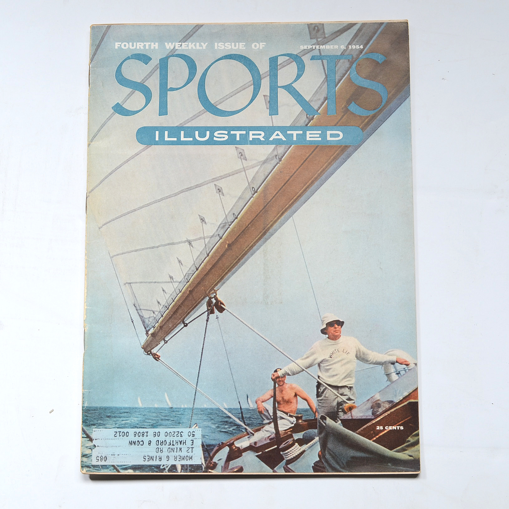 Four Vintage "Sports Illustrated" Magazines From 1954