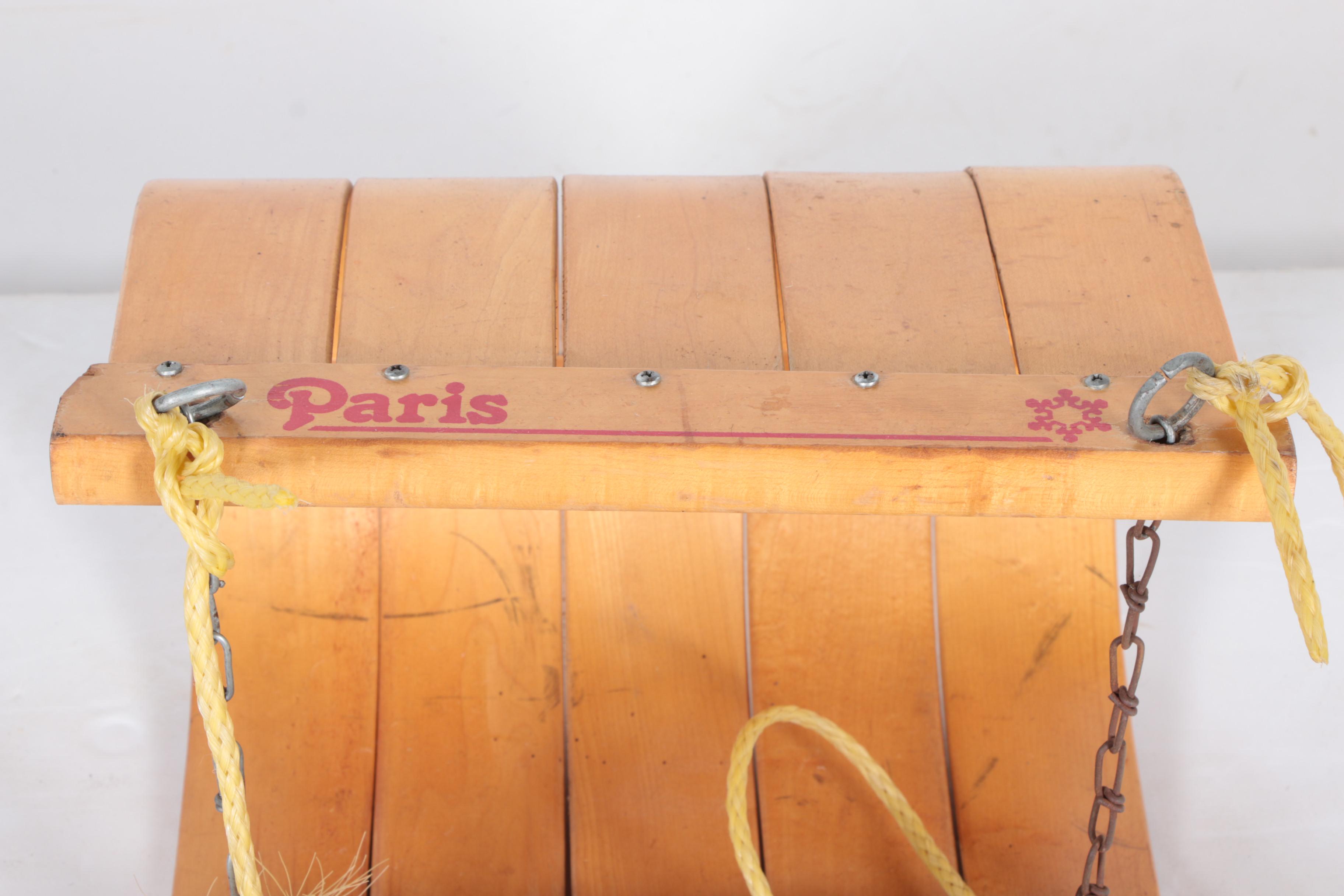 Vintage Wooden Sled