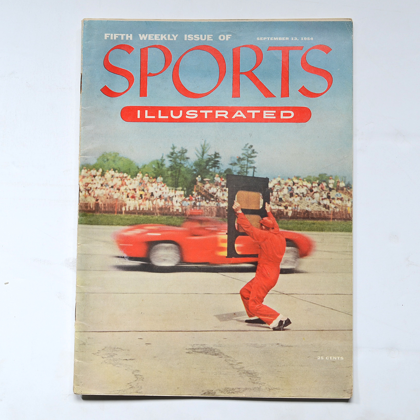 Four Vintage "Sports Illustrated" Magazines From 1954