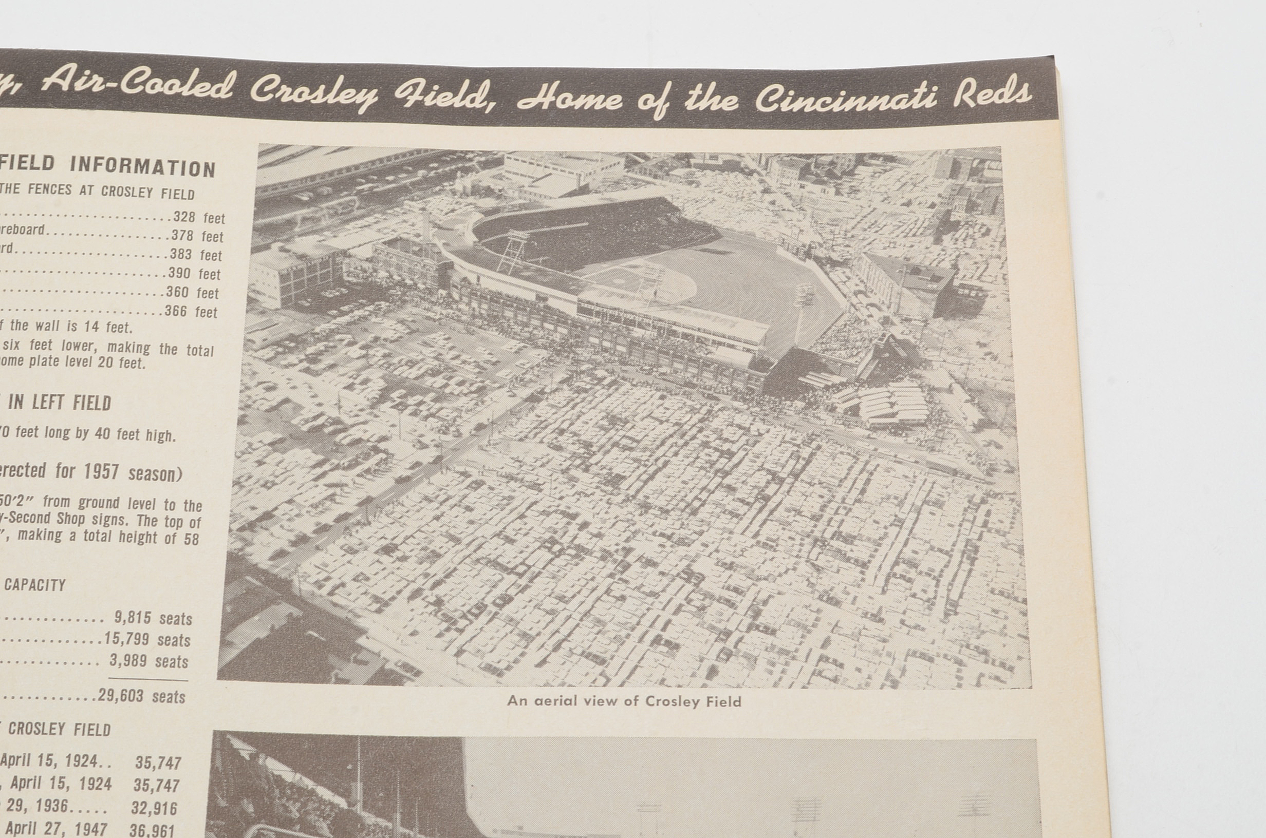 Cincinnati Reds Baseball Yearbooks from 1963, 1965 and 1966
