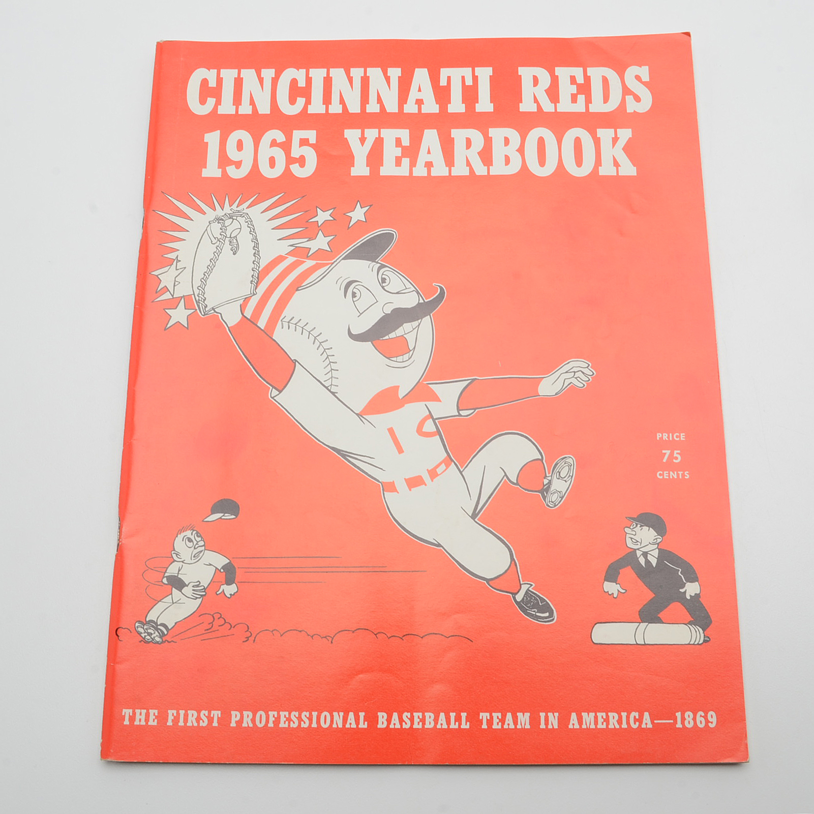 Cincinnati Reds Baseball Yearbooks from 1963, 1965 and 1966