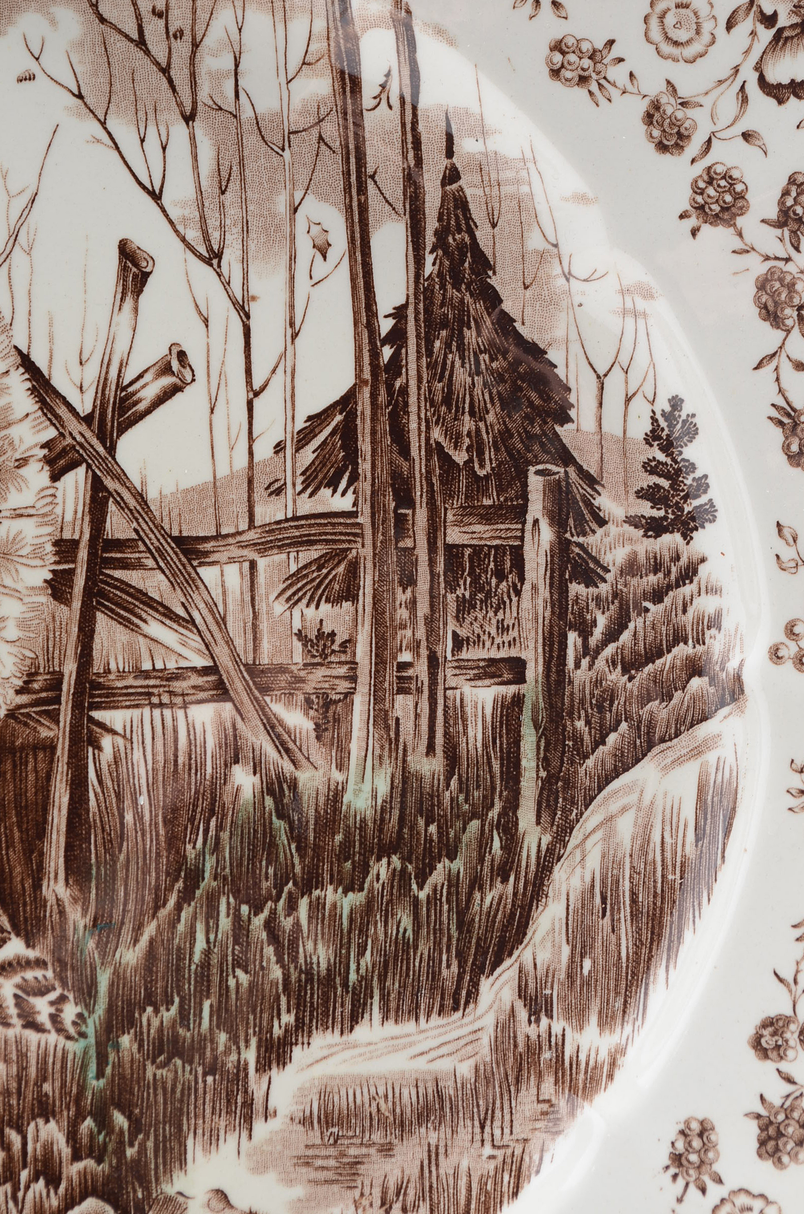 Vintage Johnson Bros. "His Majesty" Turkey Platter, Made in England