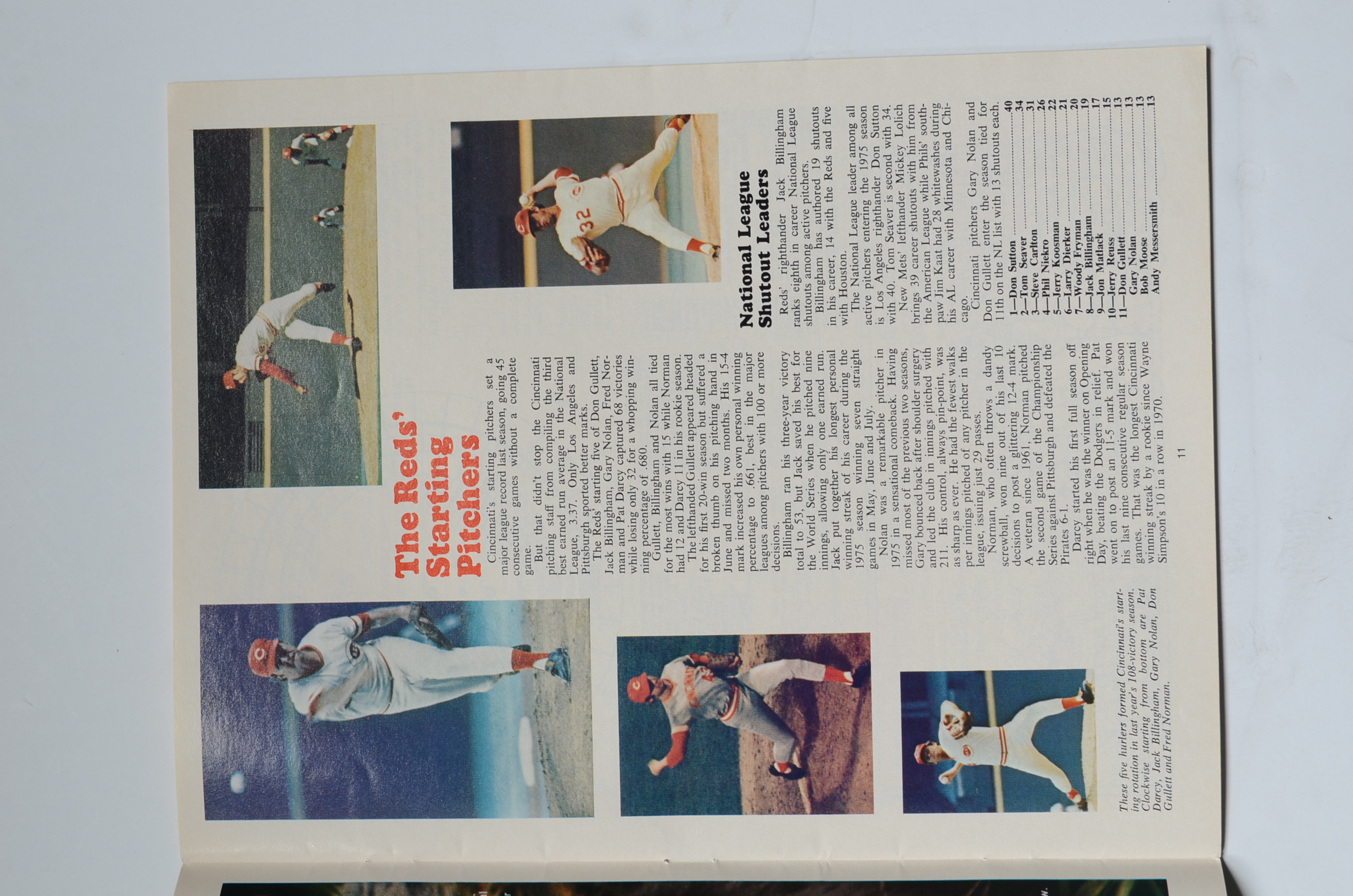 Four Cincinnati Reds Scorebooks From the Big Red Machine Days, 1976-1977