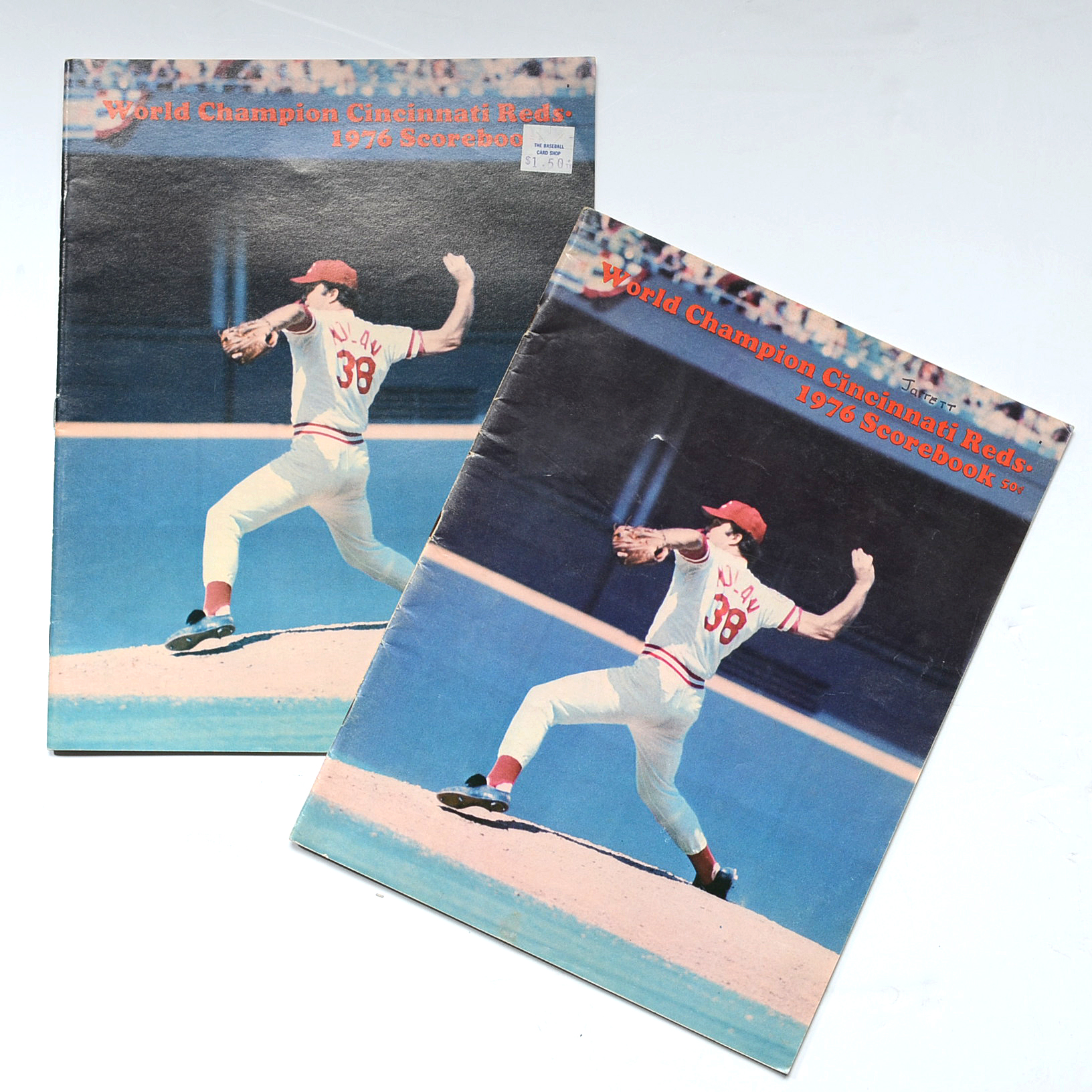 Four Cincinnati Reds Scorebooks From the Big Red Machine Days, 1976-1977