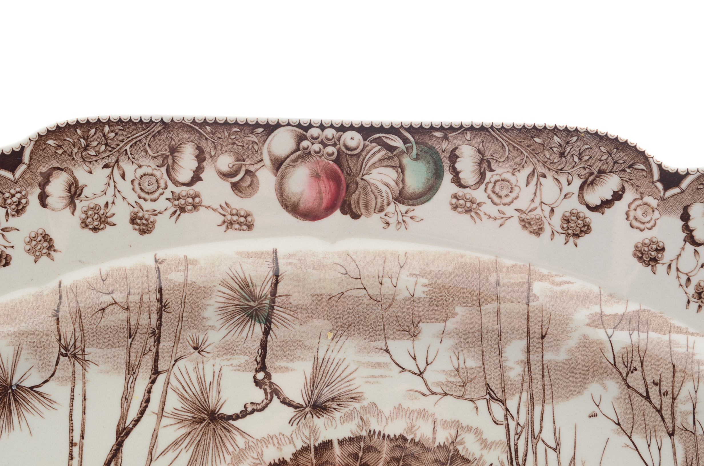 Vintage Johnson Bros. "His Majesty" Turkey Platter, Made in England