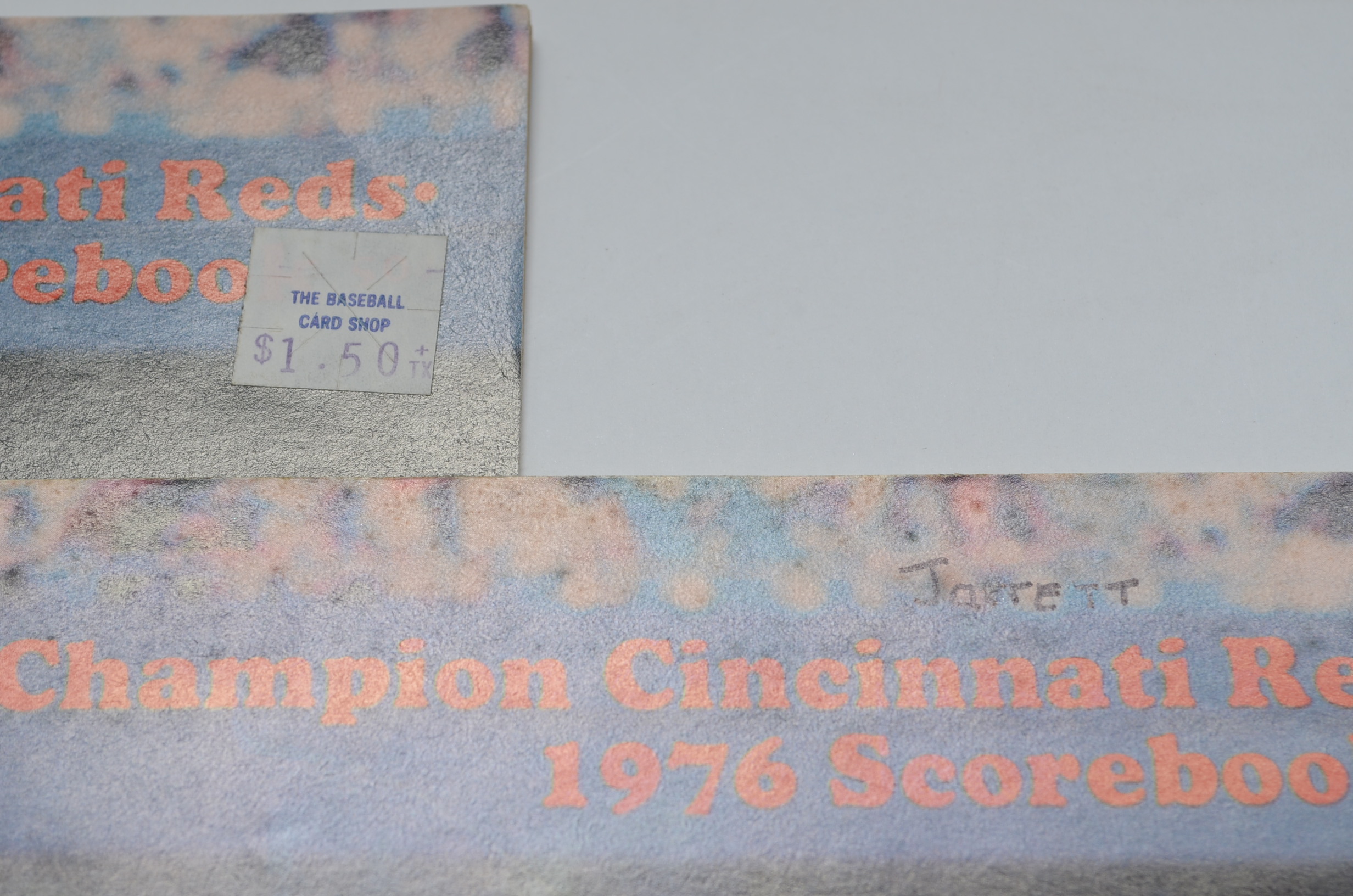 Four Cincinnati Reds Scorebooks From the Big Red Machine Days, 1976-1977