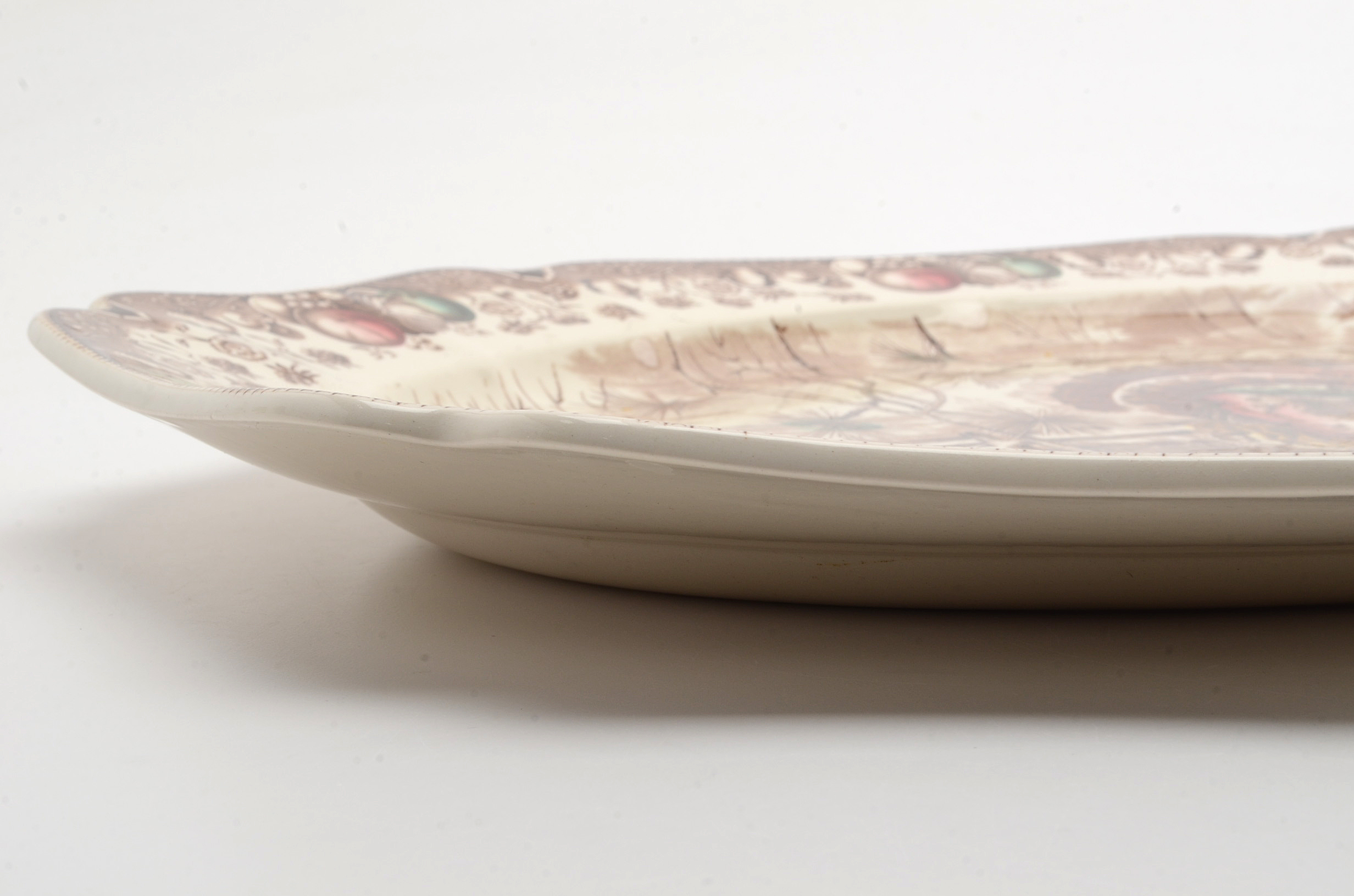 Vintage Johnson Bros. "His Majesty" Turkey Platter, Made in England