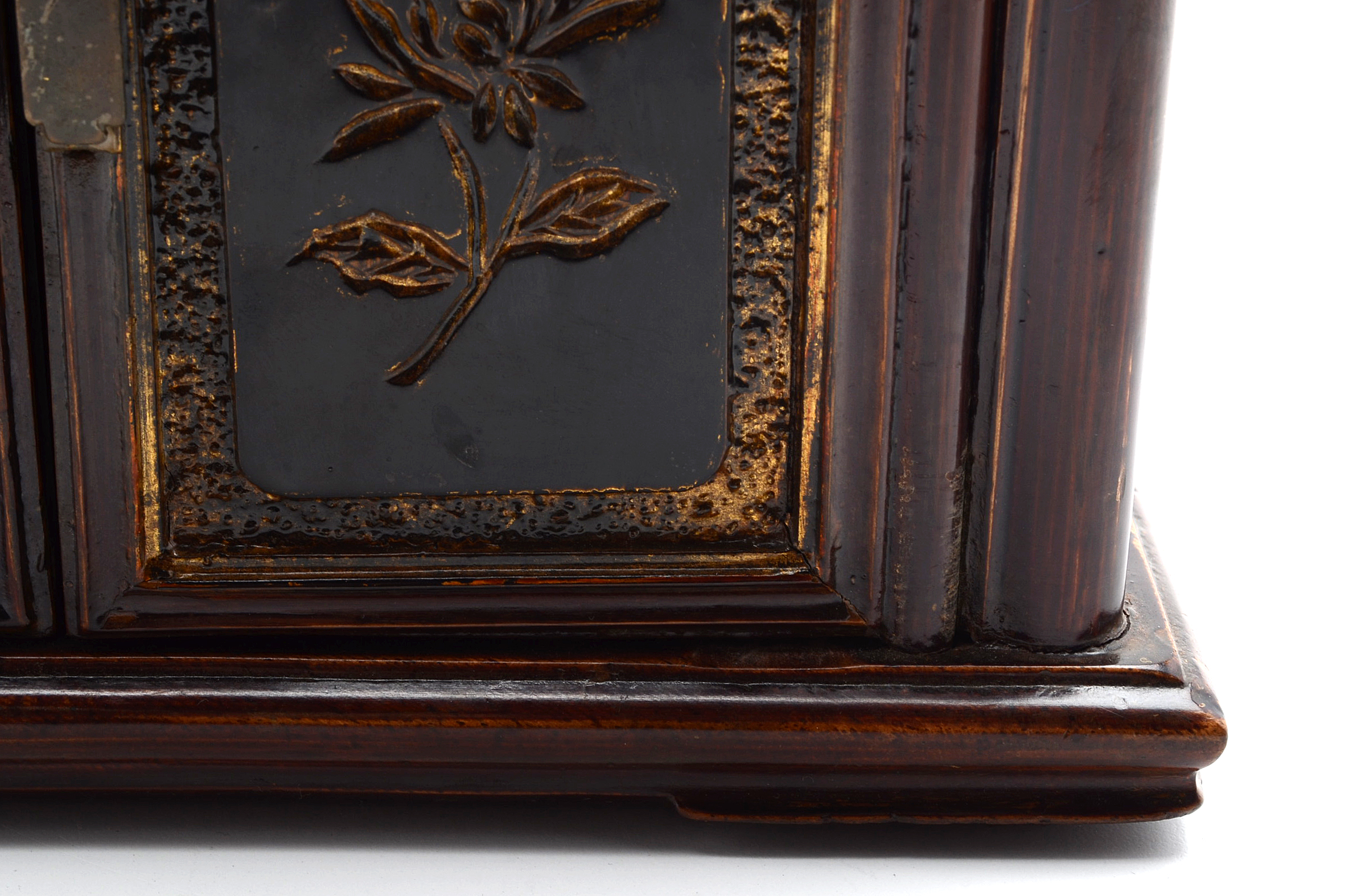 Vintage Chinese Vanity Mirror with Drawers