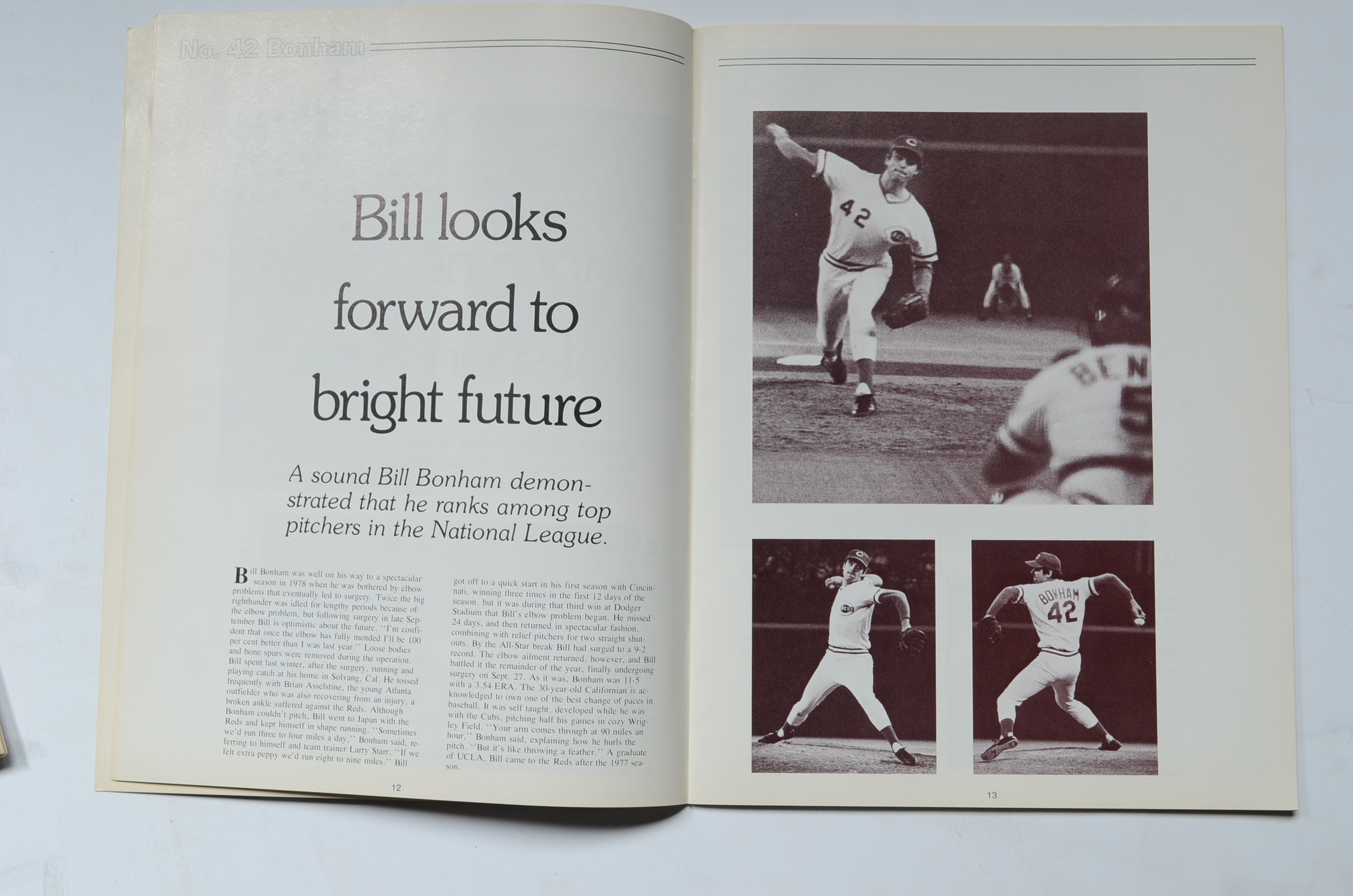 Vintage Cincinnati Reds Yearbook Magazines and Scorebooks