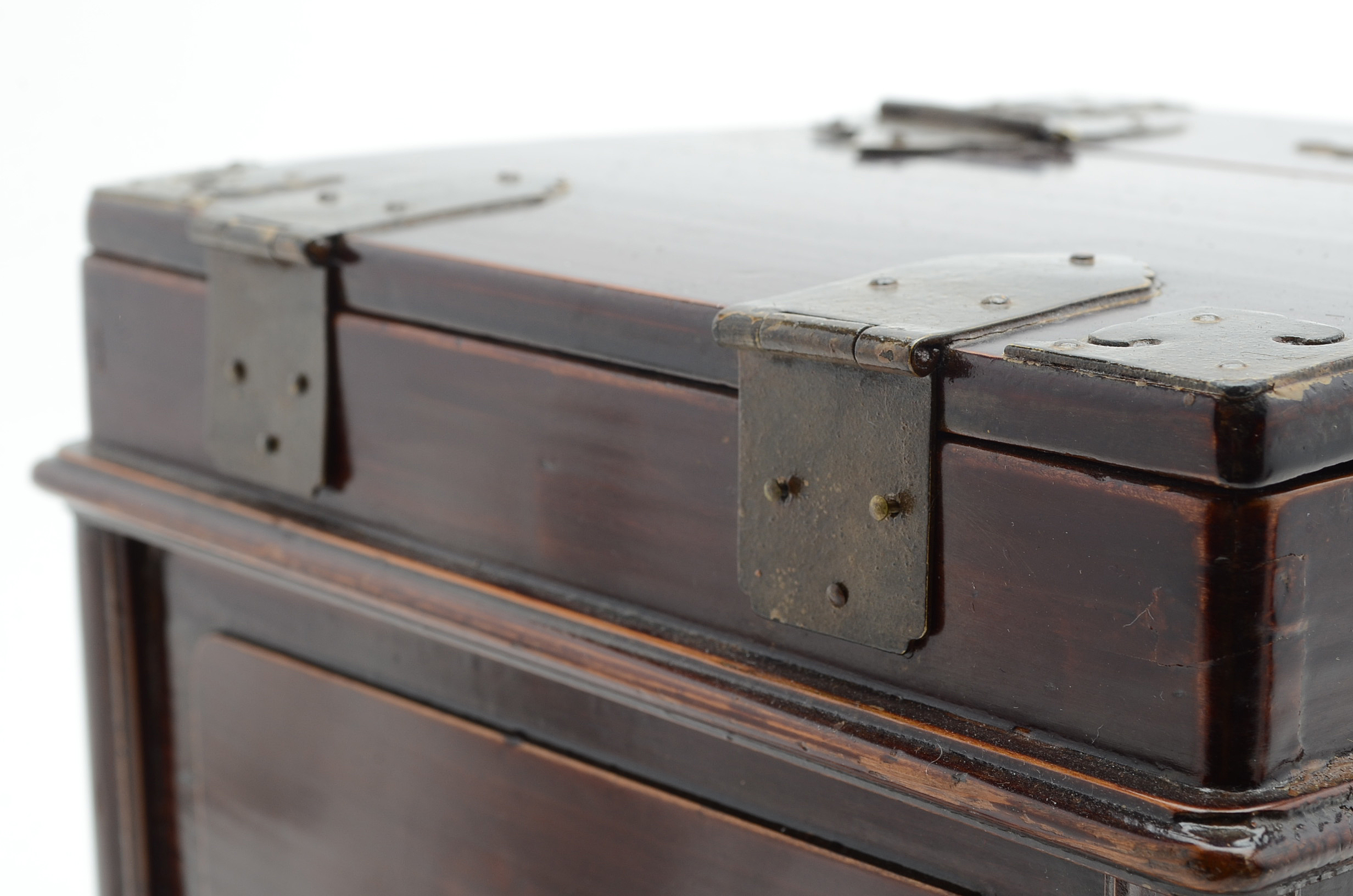 Vintage Chinese Vanity Mirror with Drawers