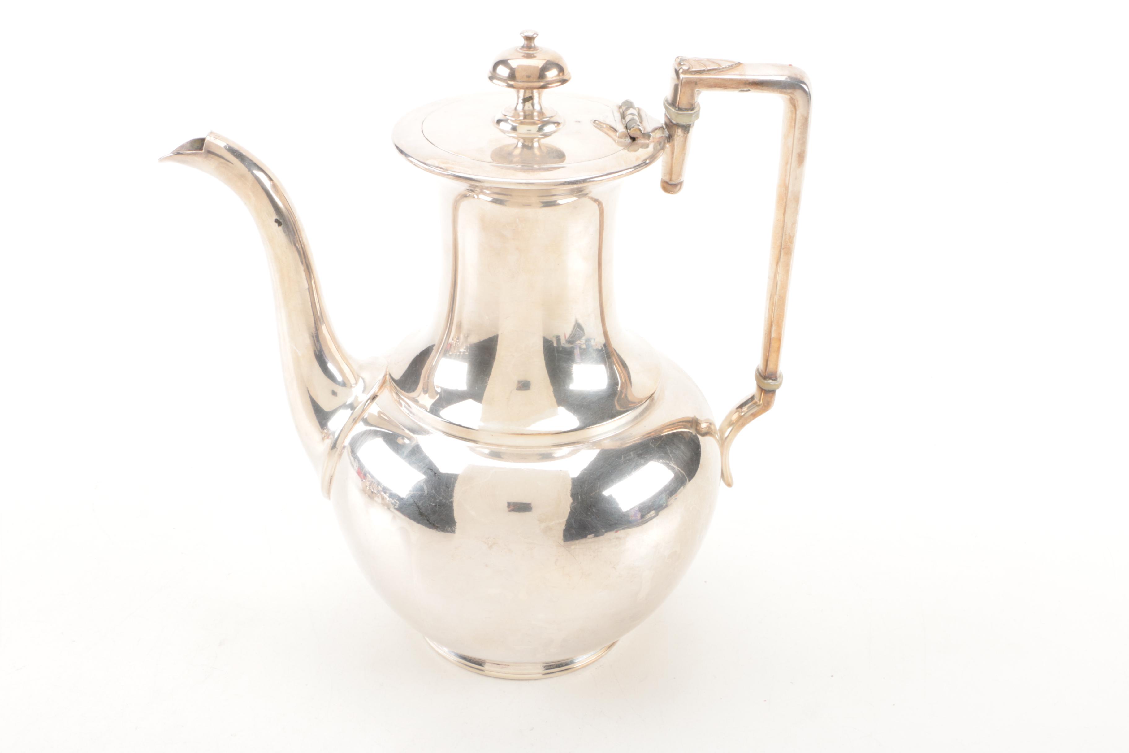 Wilcox Silver Plate Co. Neoclassical Style Silver-Plated Coffee Service