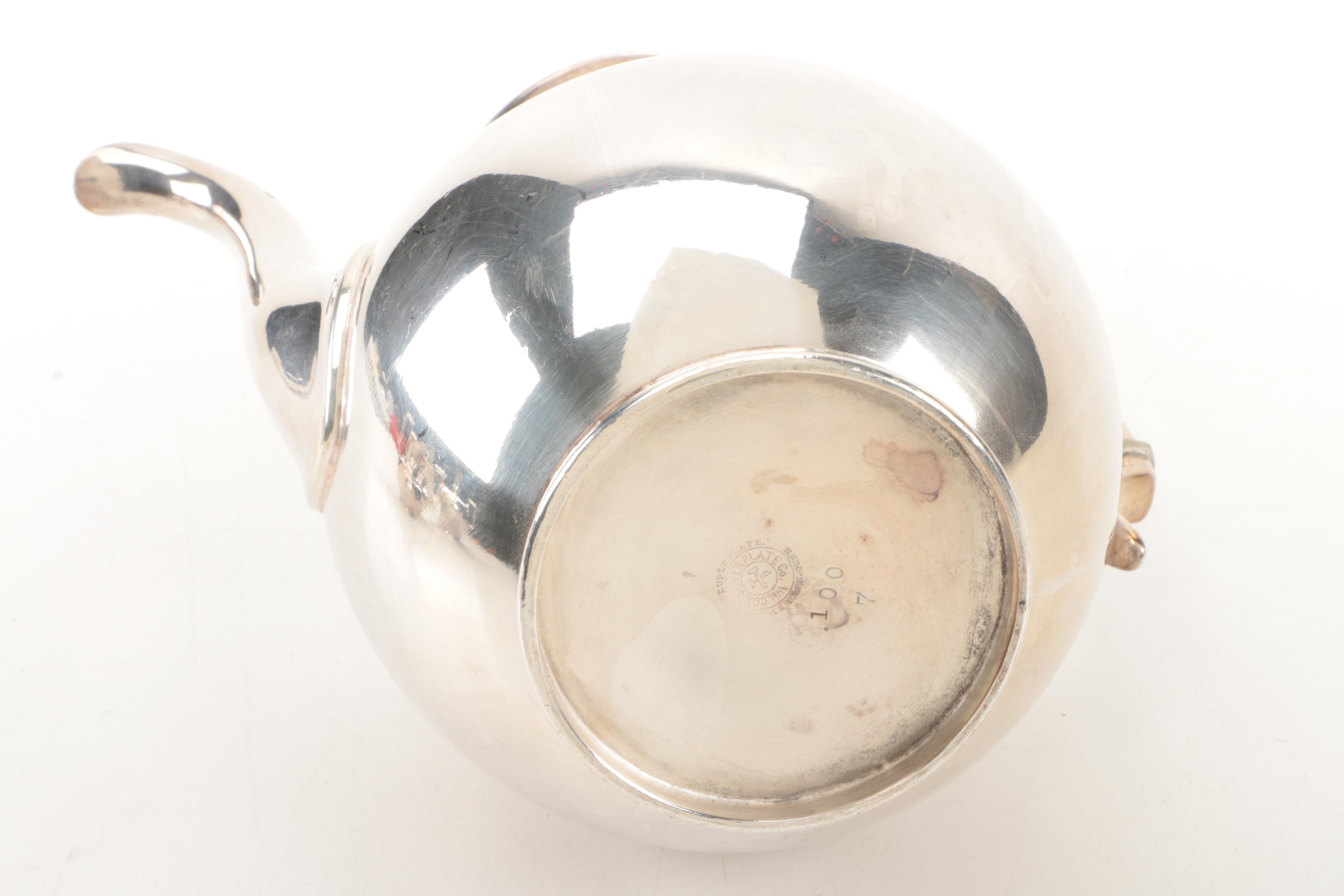 Wilcox Silver Plate Co. Neoclassical Style Silver-Plated Coffee Service