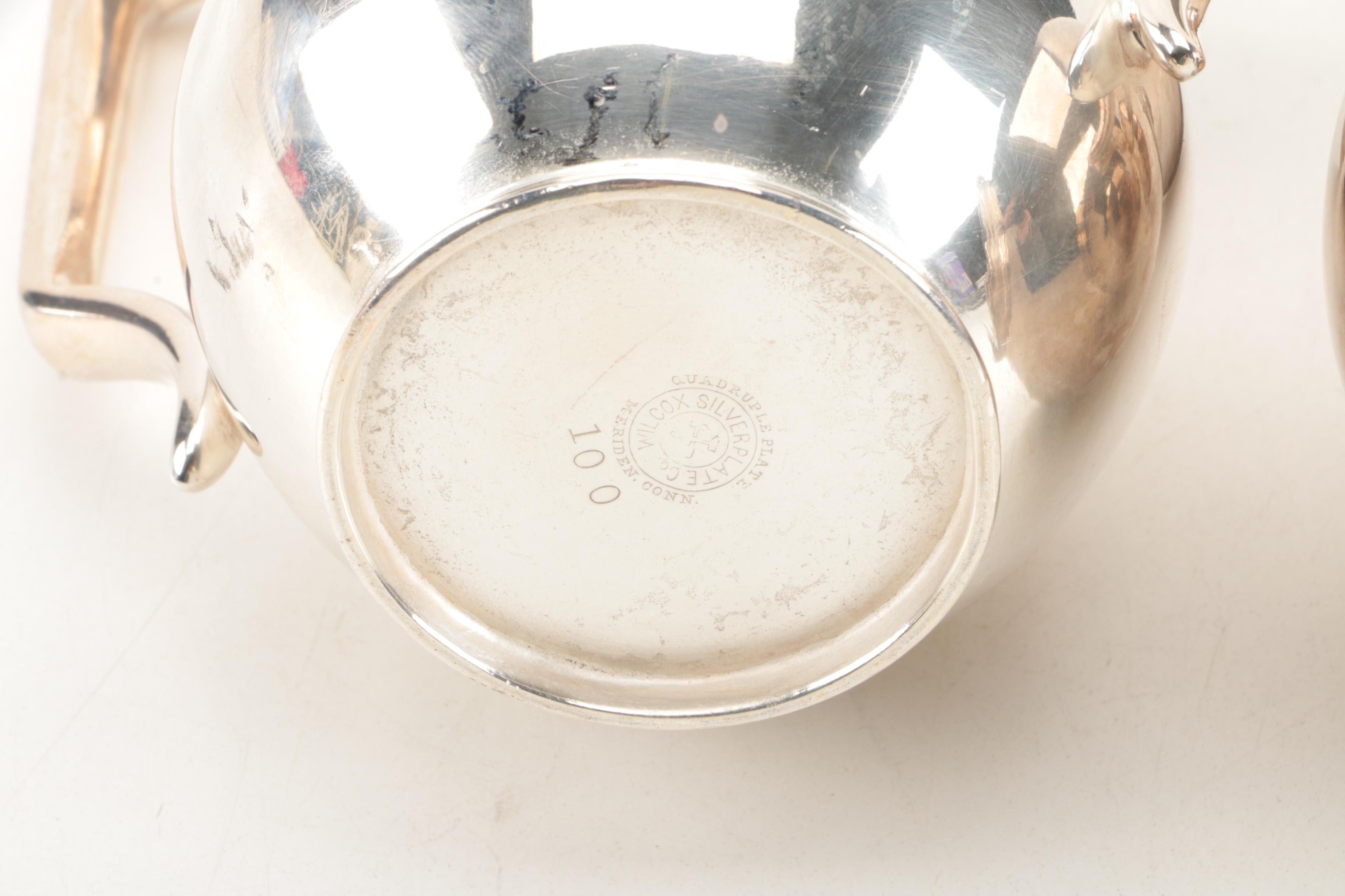 Wilcox Silver Plate Co. Neoclassical Style Silver-Plated Coffee Service