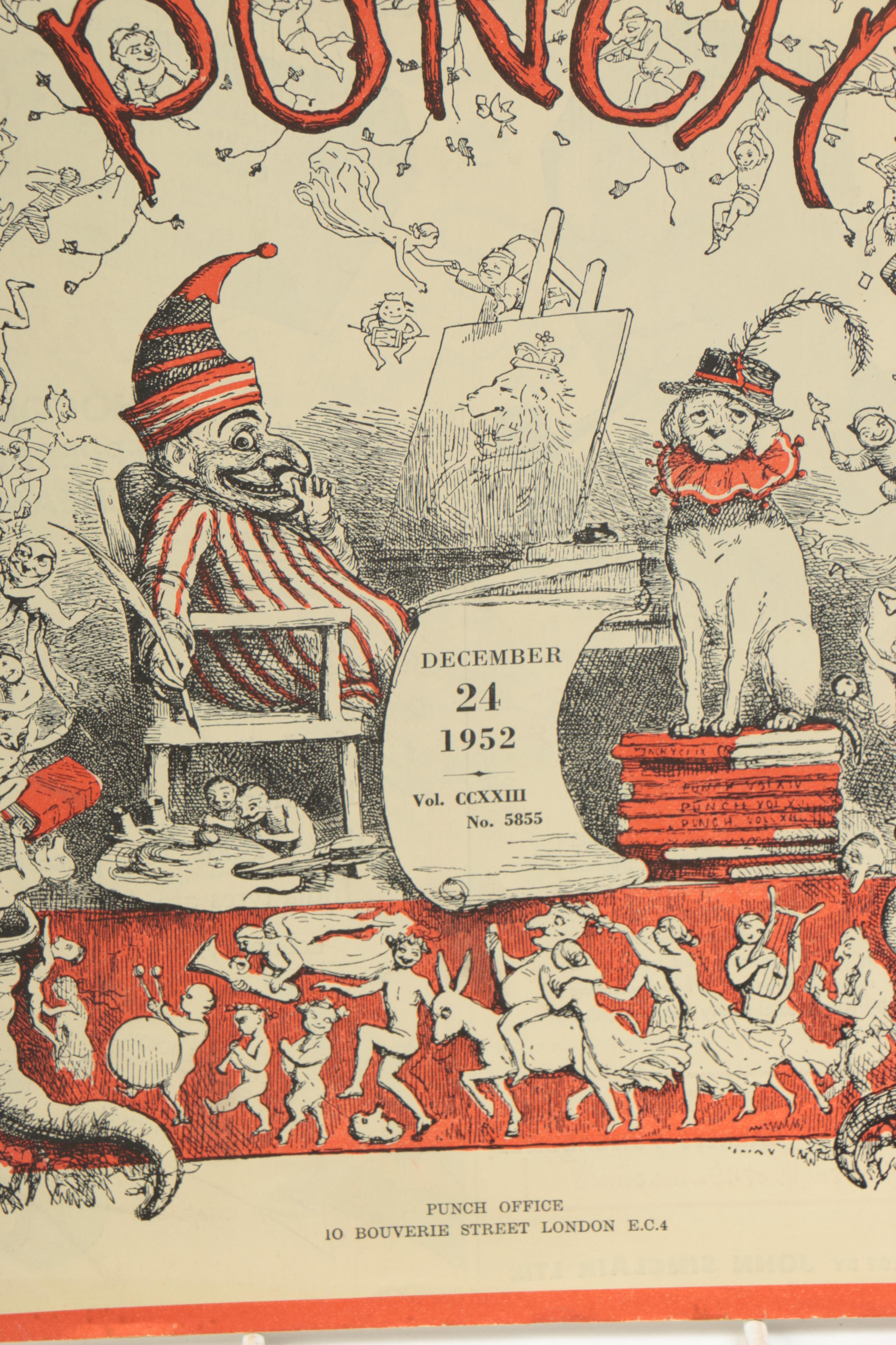 Collection of Antique and Vintage "Punch" Magazines