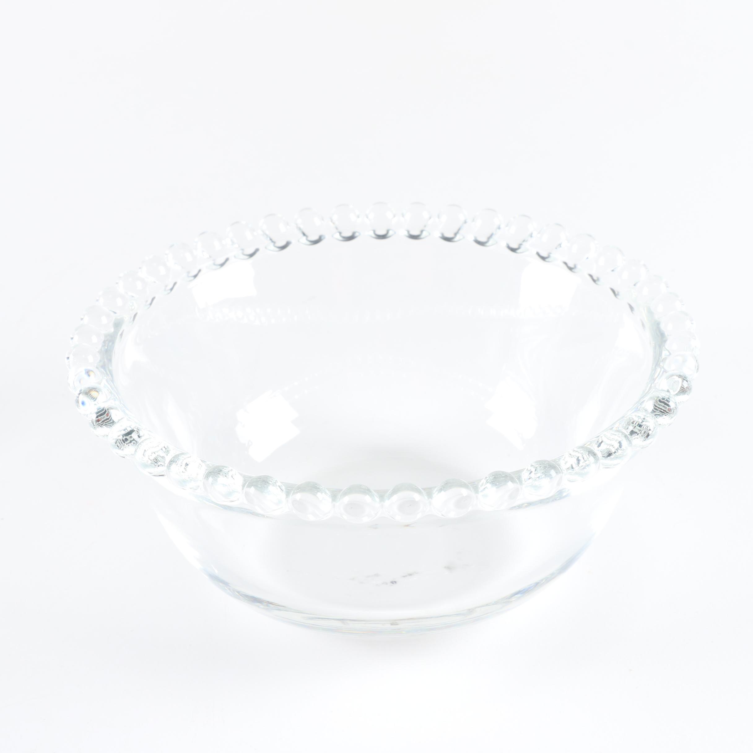 Assortment of Arc Glass Bowls with Plastic Lids