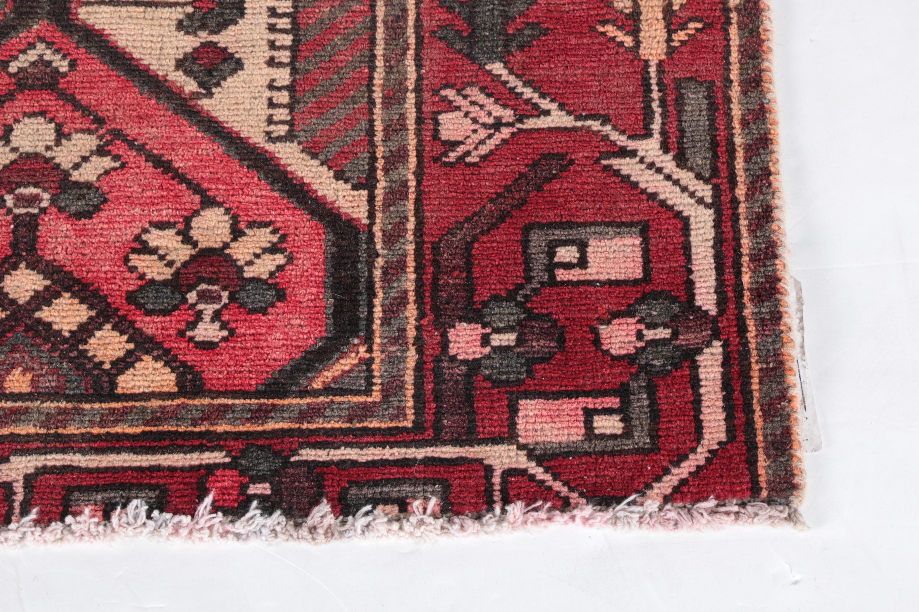Hand-Knotted Pakistani Garden Panel Area Rug
