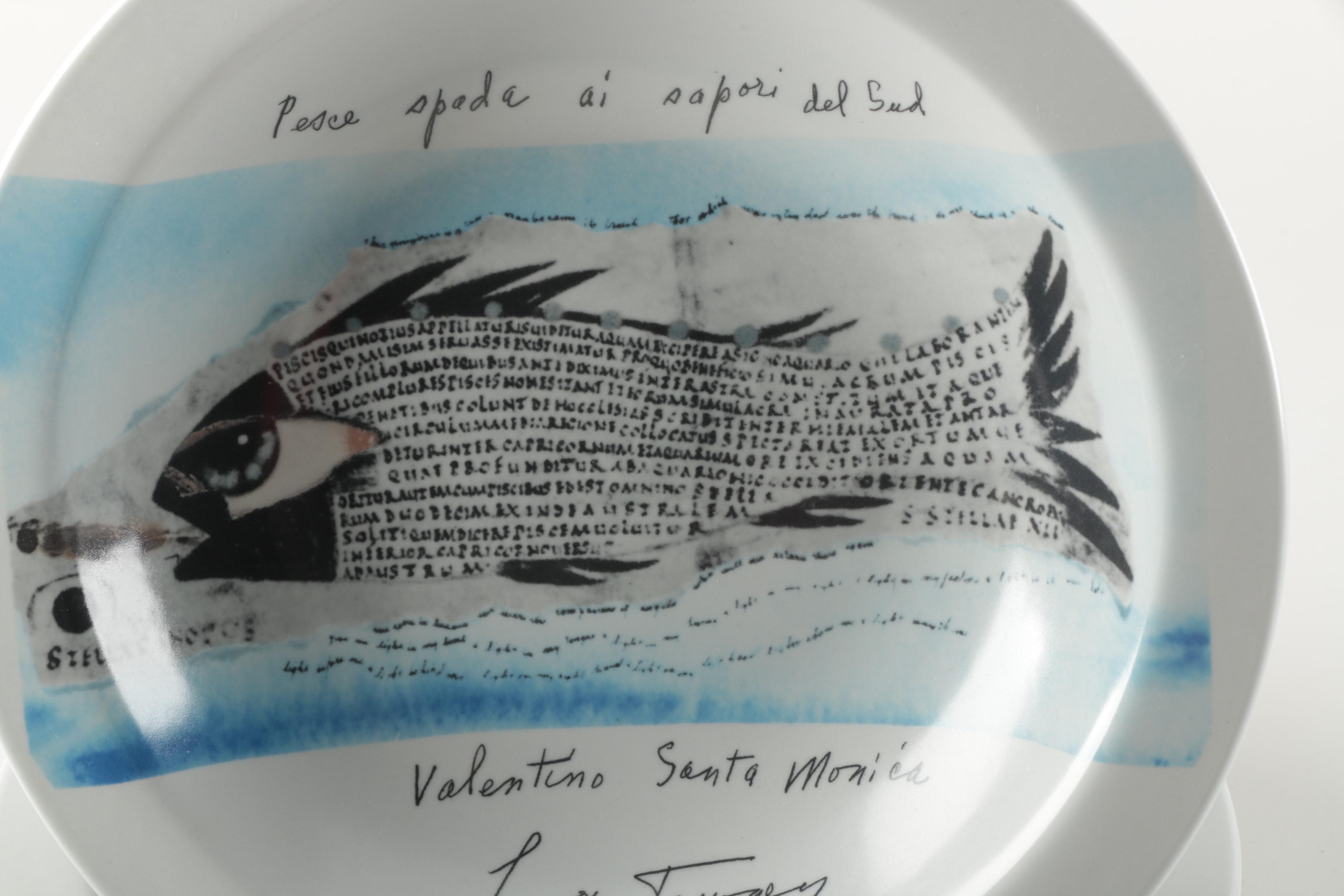 Limited Edition Leonre Tawney "Valentino Santa Monica" Bowls