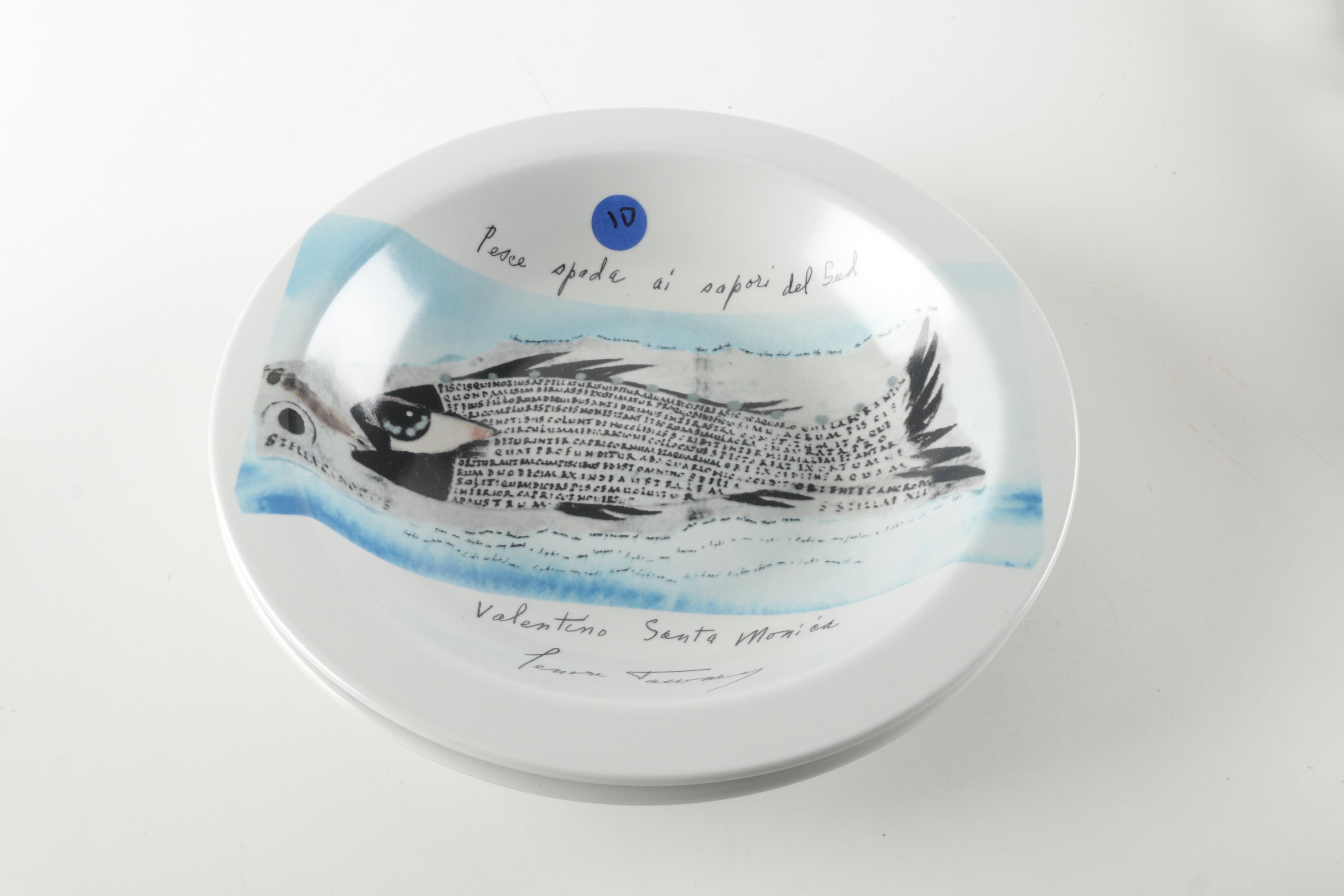 Limited Edition Leonre Tawney "Valentino Santa Monica" Bowls