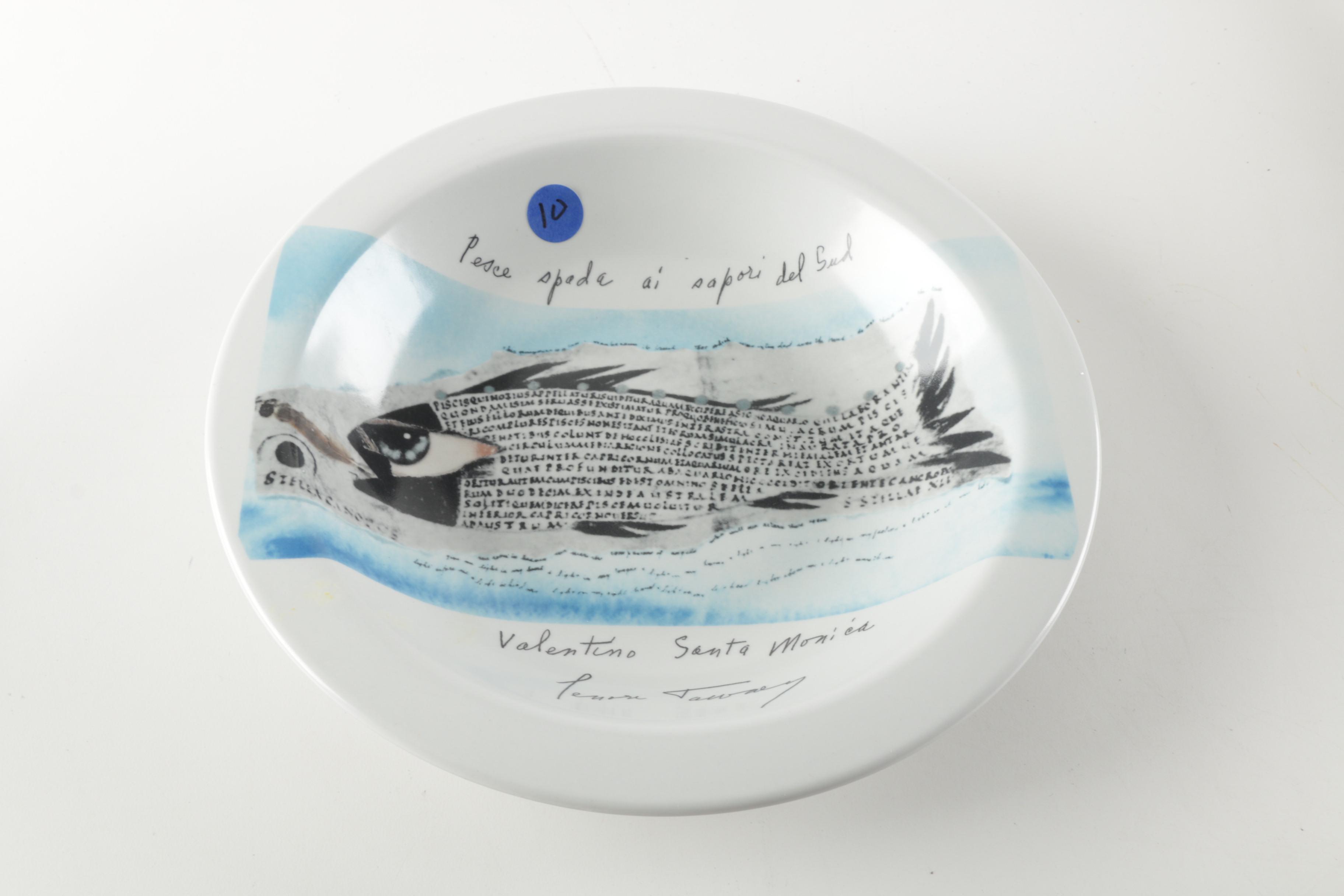 Limited Edition Leonre Tawney "Valentino Santa Monica" Bowls