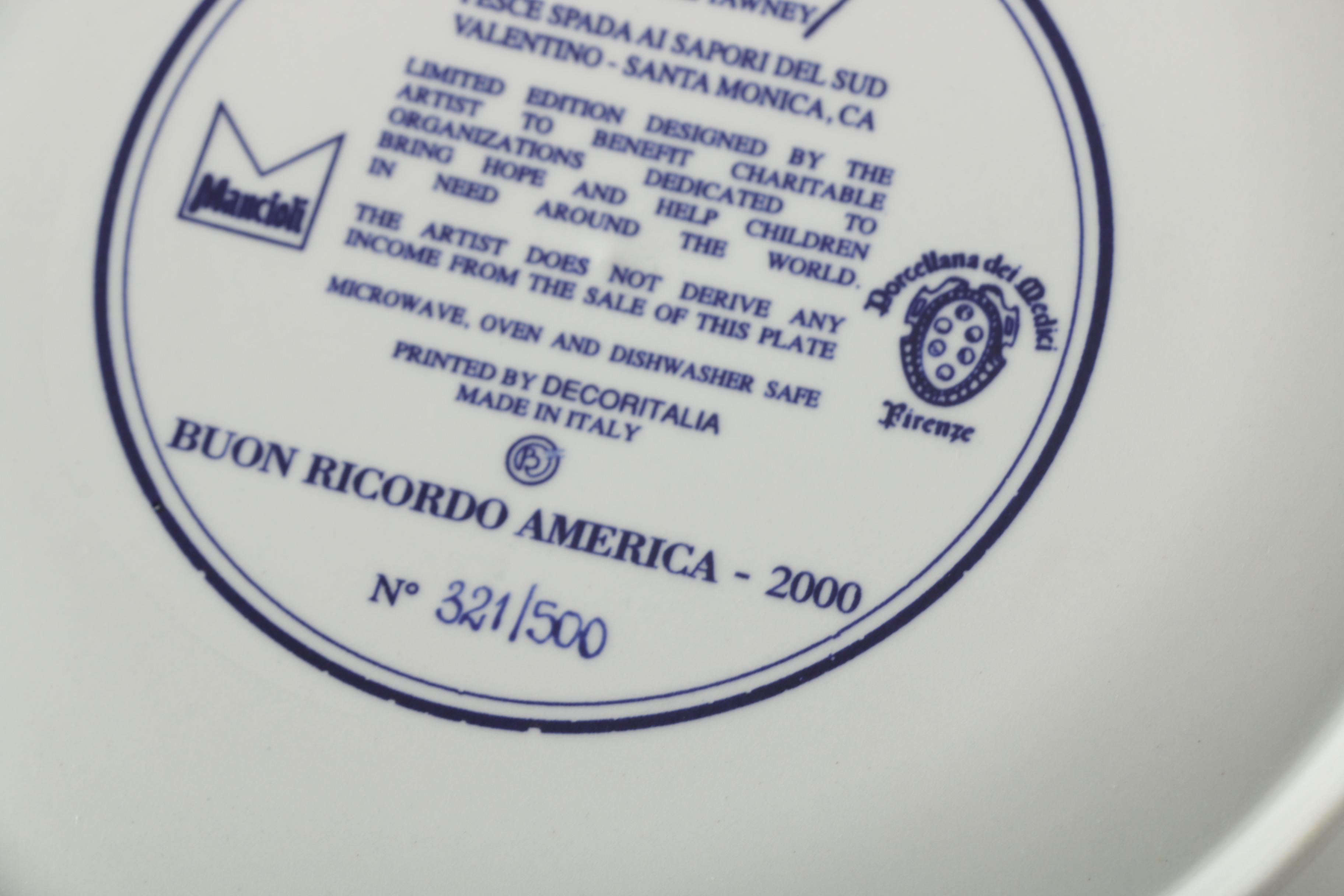 Limited Edition Leonre Tawney "Valentino Santa Monica" Bowls