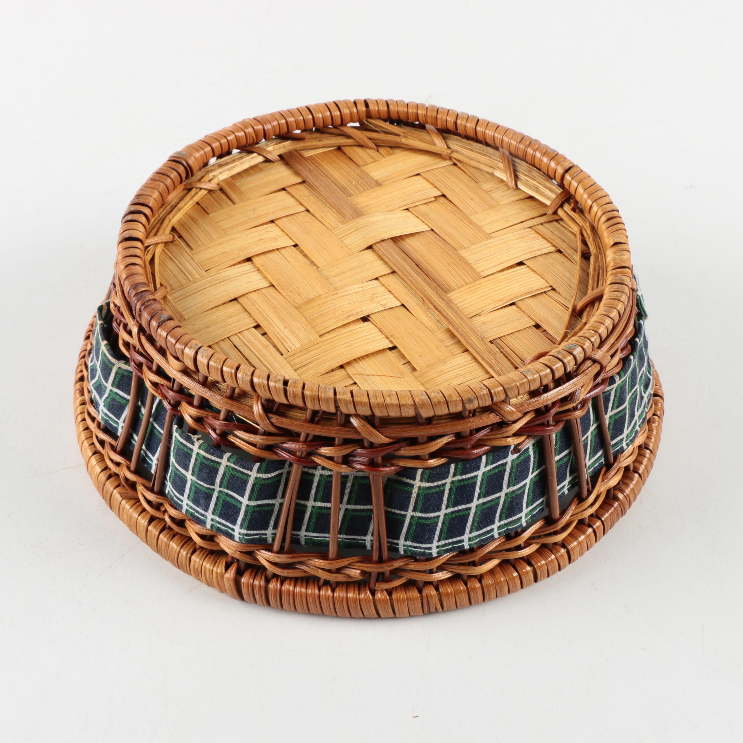 Stoneware Serving Items and Baskets Including Corning Ware