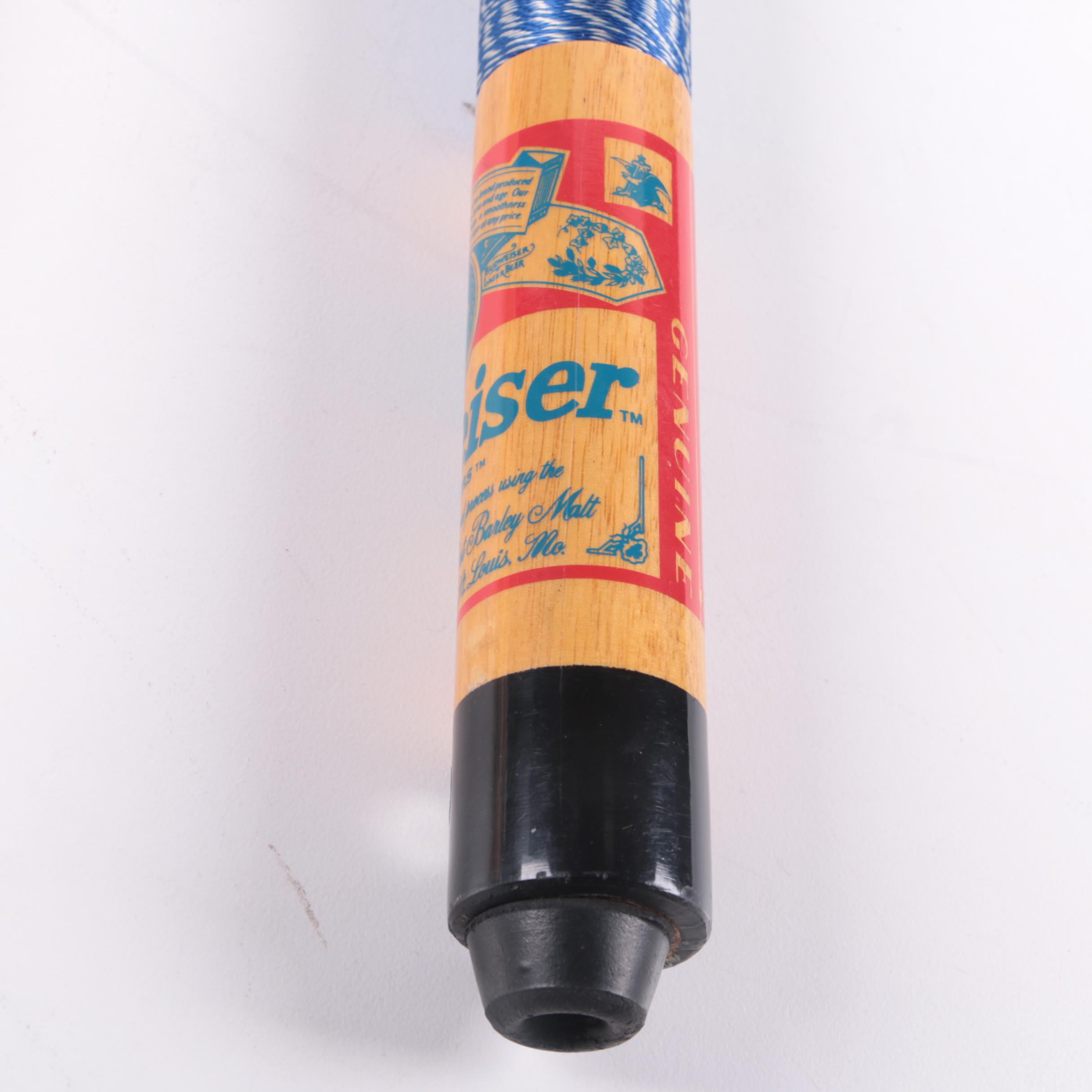 Two Piece Budweiser Pool Cue Stick