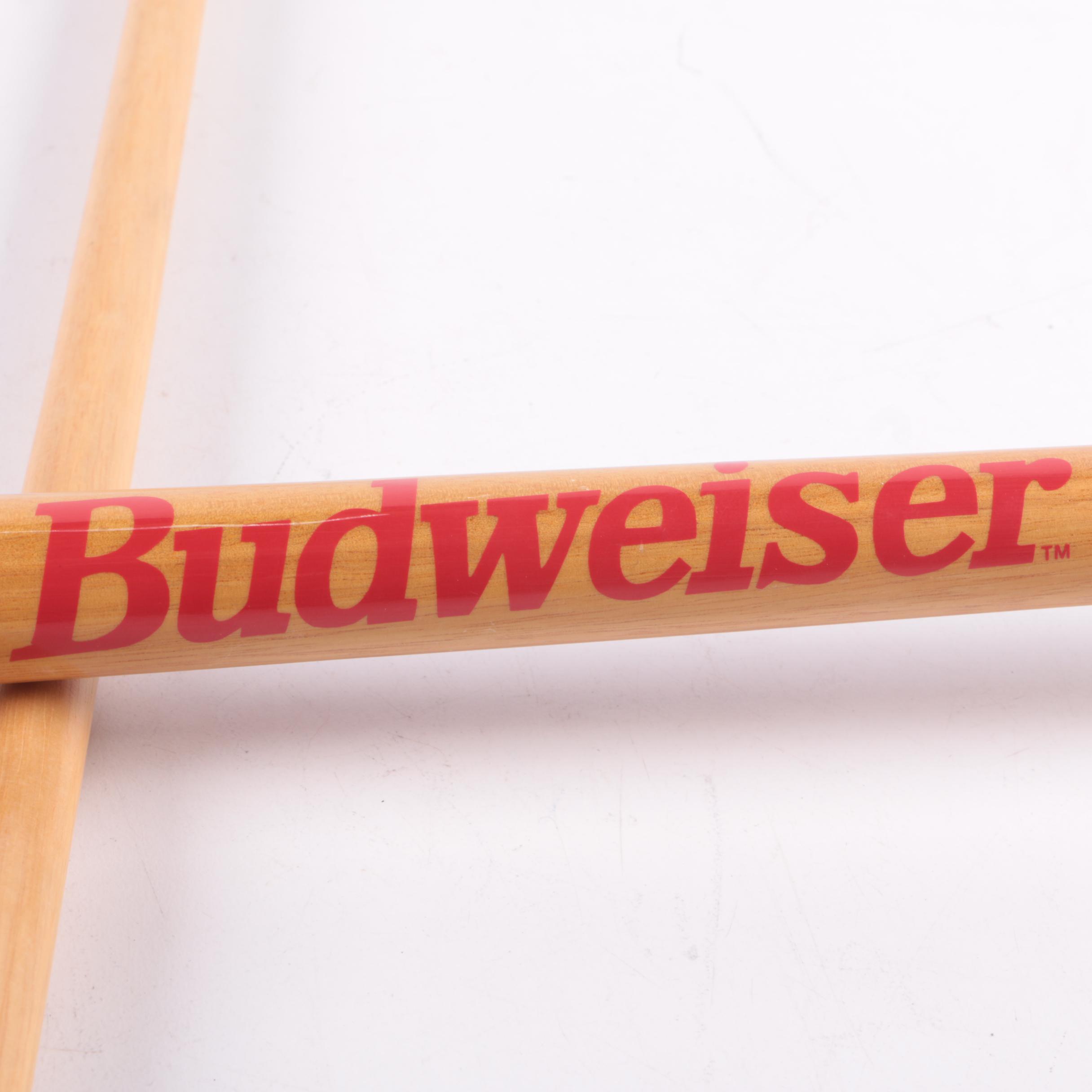 Two Piece Budweiser Pool Cue Stick