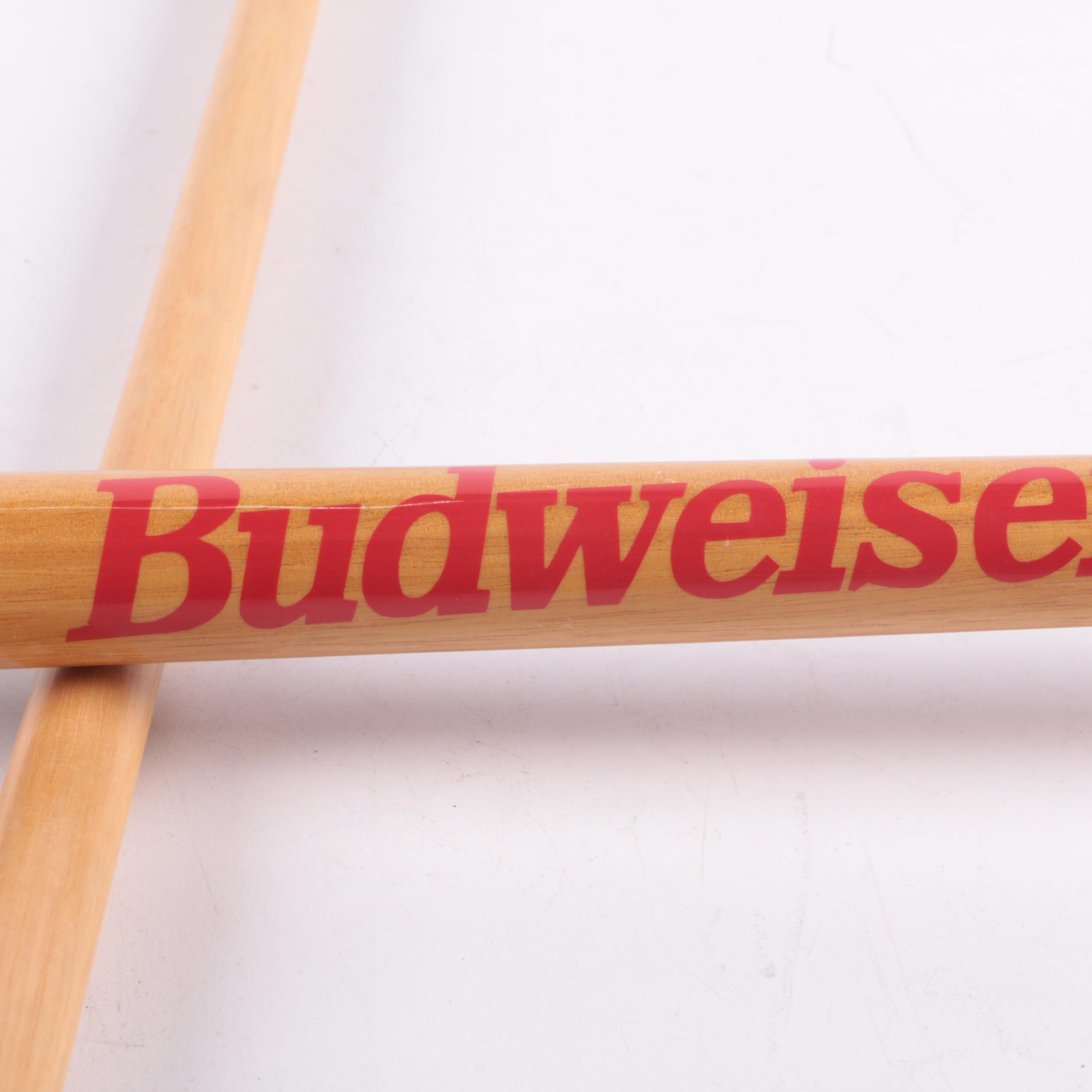 Two Piece Budweiser Pool Cue Stick
